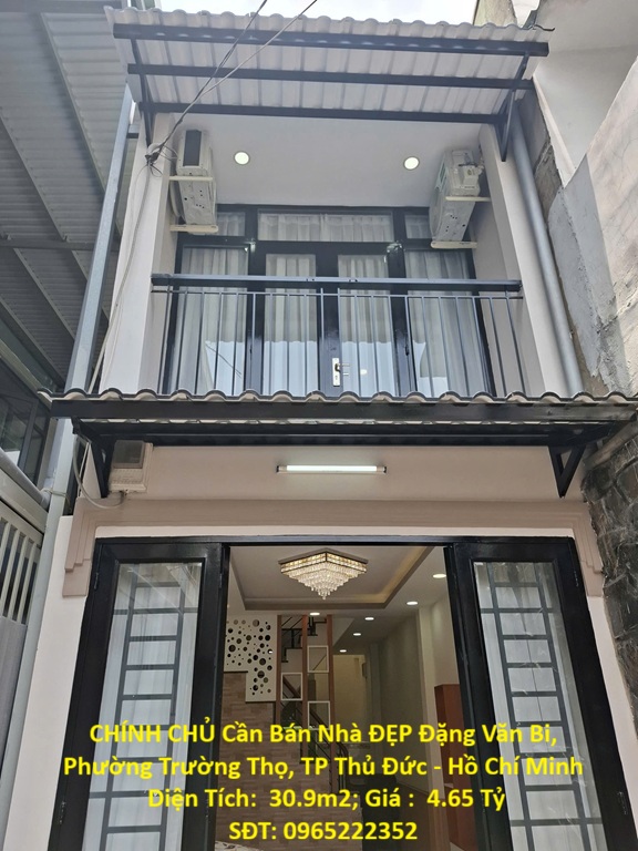 CHÍNH CHỦ Cần Bán Nhà ĐẸP Đặng Văn Bi, Phường Trường Thọ, TP Thủ Đức - Hồ Chí Minh