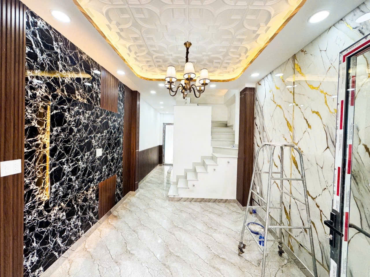 Nhà phố 1 lầu mới hoàn thiện mặt tiền hẻm 3m Trần Văn Khánh Quận 7 – Giá chỉ 3 tỷ 960 triệu