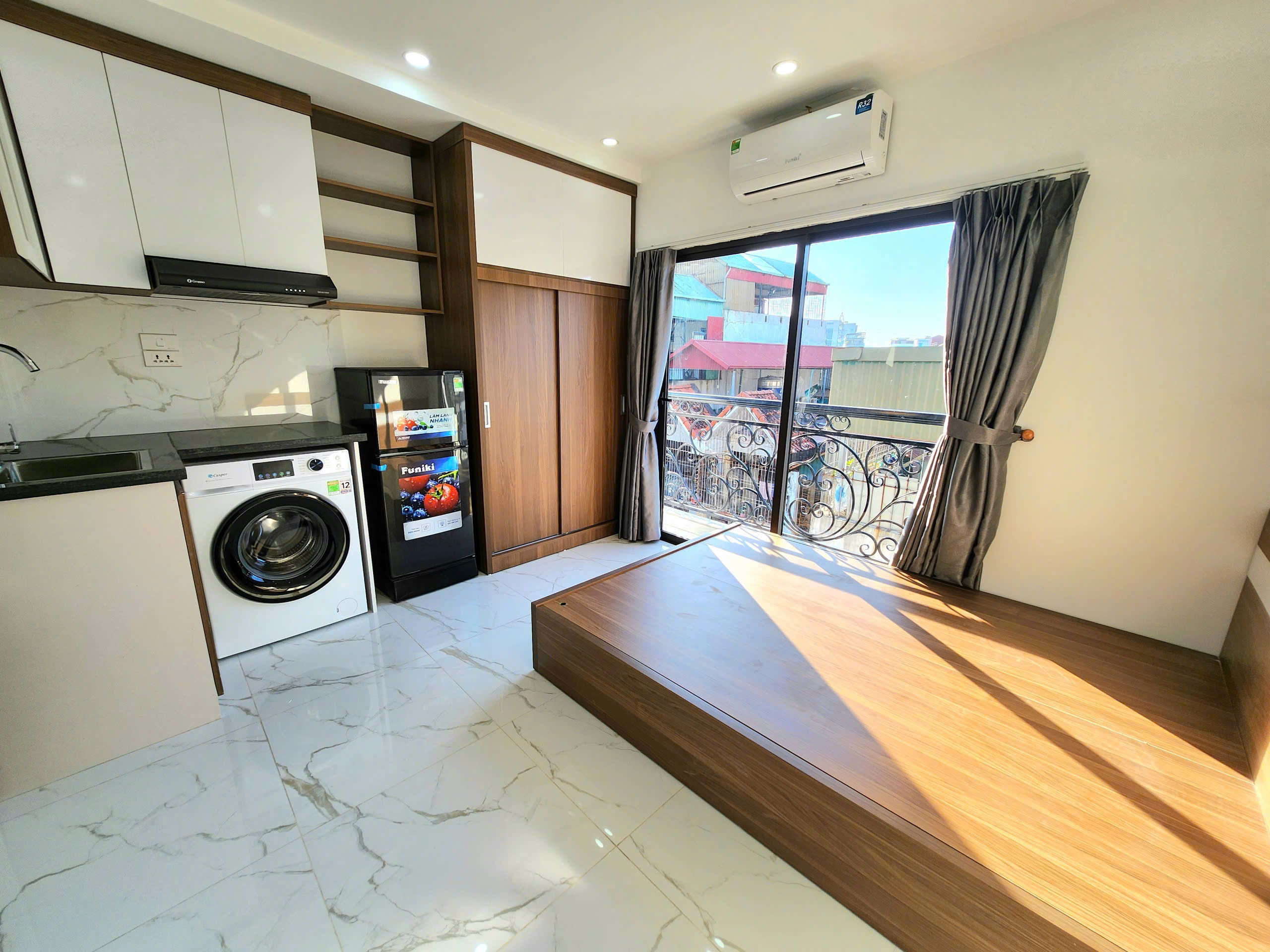 Cho thuê căn hộ mini 1 ngủ giá rẻ tại Ngõ 99 Trung Kính – Cầu Giấy