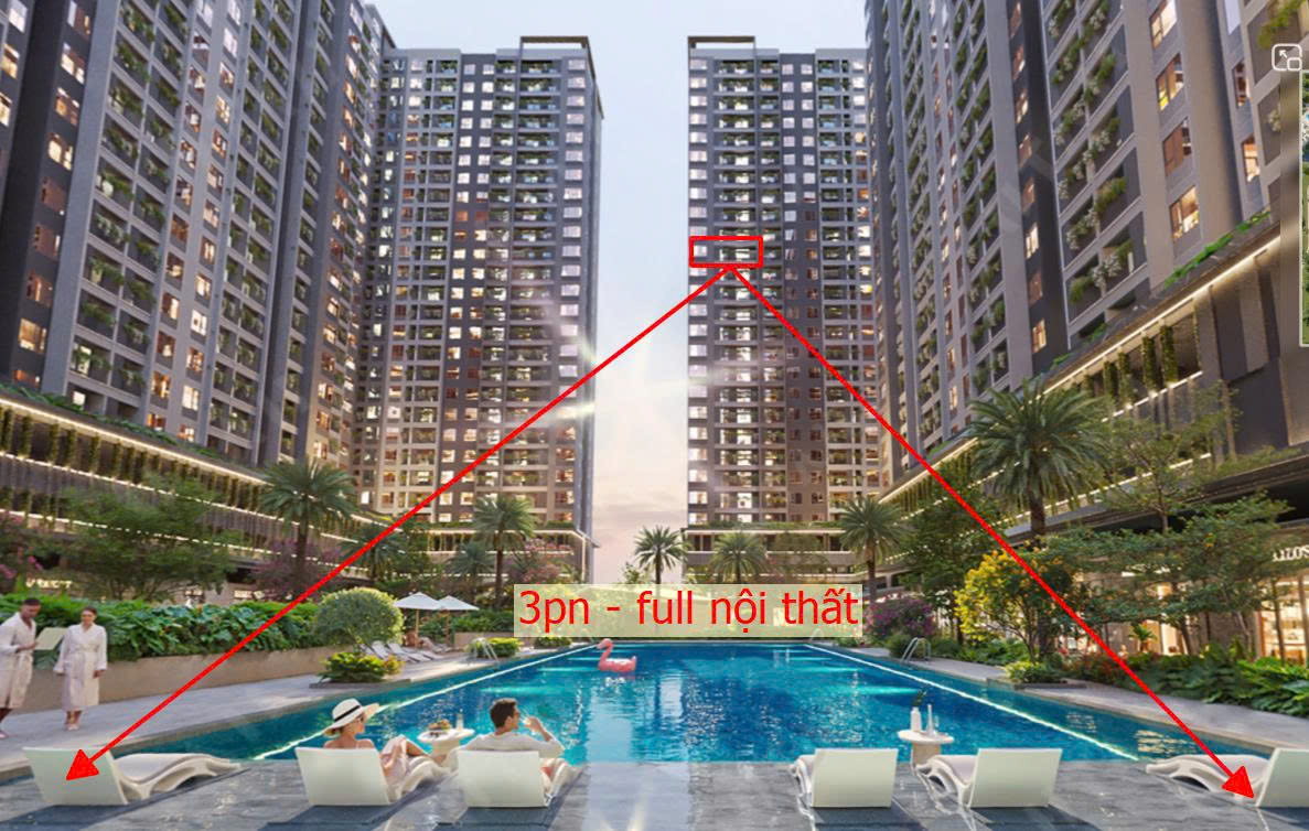 SUẤT NỘI BỘ THE WIN CITY - CĂN 3PN FULL NÔI THẤT 3.2 TỶ