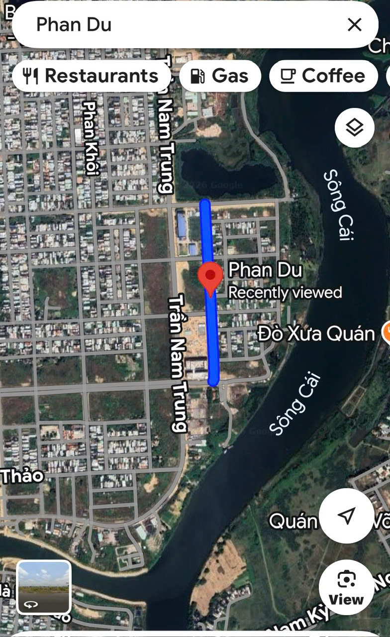 Bán đất đường Phan Du đường 7m5 -  Cẩm Lệ  gần trường Quốc tế Nicholas sổ đỏ sẵn.