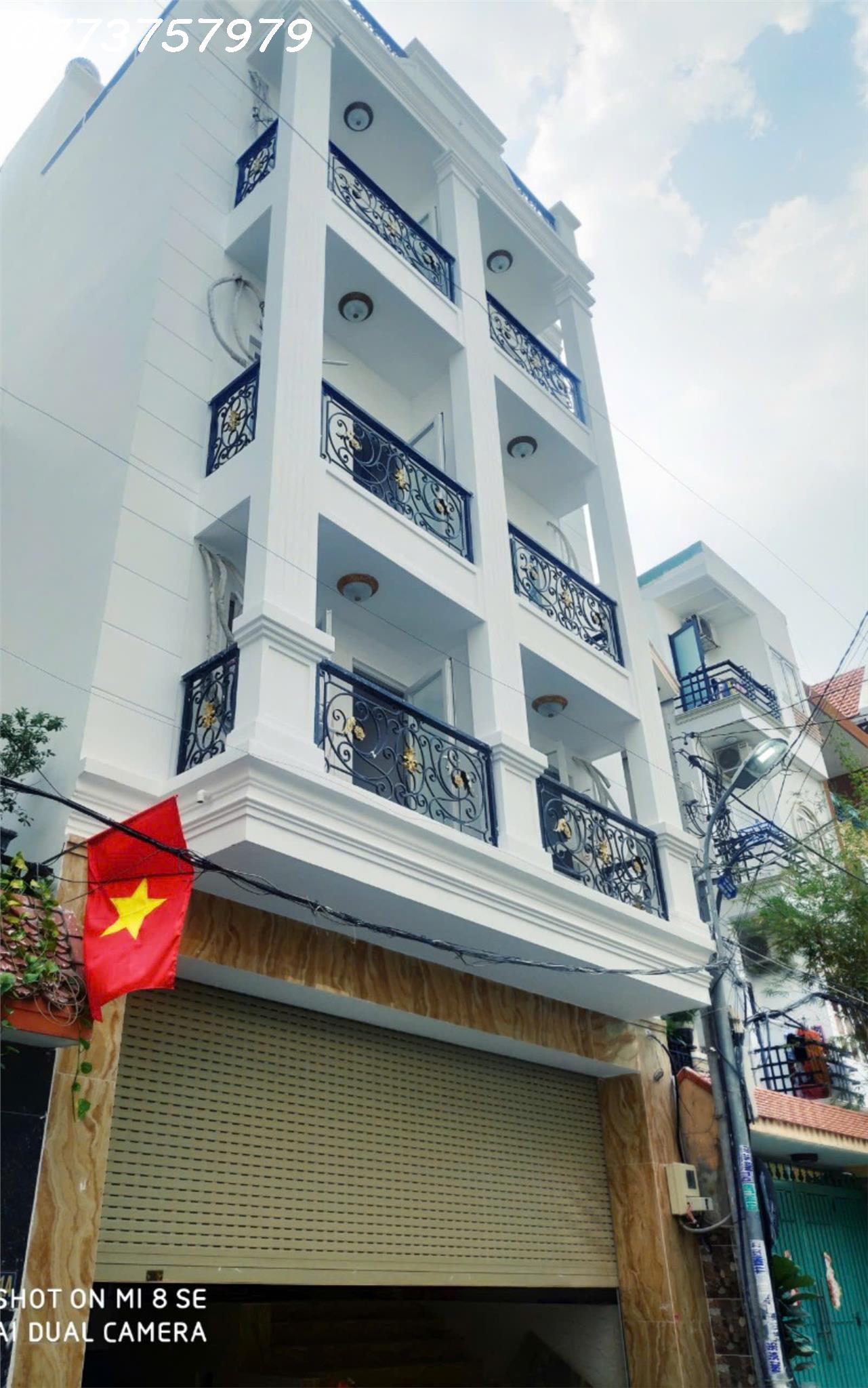 BÁN TÒA NHÀ HẦM 6 TẦNG – HỒNG HÀ, P.2, TÂN BÌNH. DT 8X25M, HĐ THUÊ 200TR GIÁ 37TỶ TL