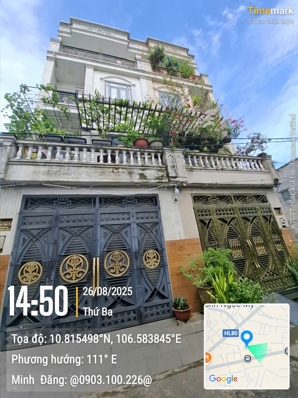 Nhà Lớn Giá Nhỏ Hương Lộ 80 DT 5*13 Trệt+3Tầng+SânThượng BTCT 5T Xíu