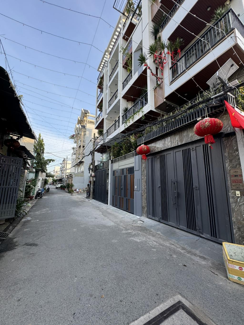 Hơn 12 tỷ có nhà đẹp 100m2 x  4 tầng BTCT, hẻm xe hơi vào nhà , 2 mặt hẻm – Lê Đức Thọ, Gò Vấp