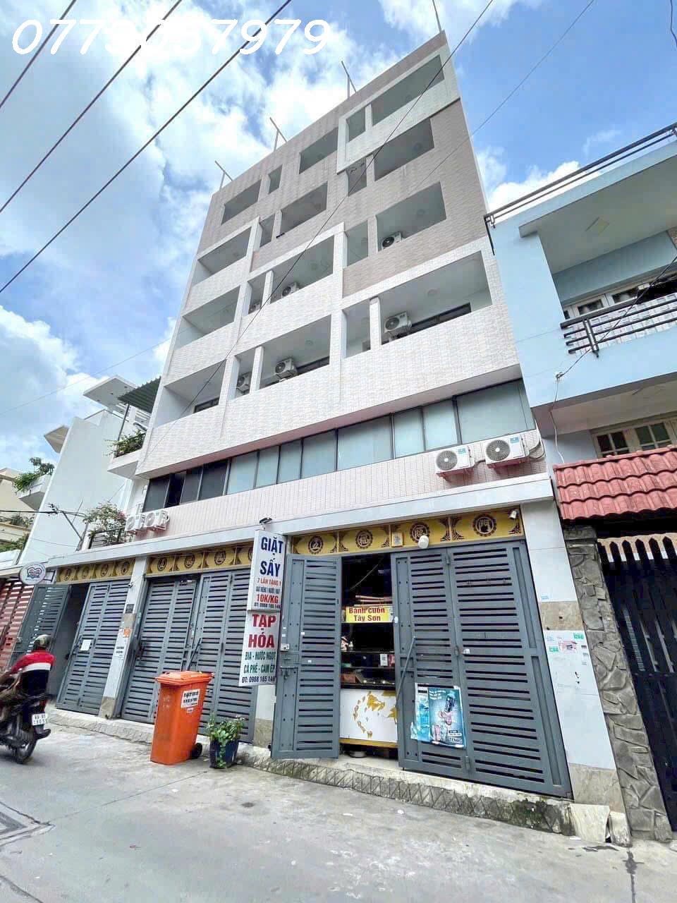 BÁN TÒA NHÀ 50 PHÒNG,HẦM 7 TẦNG,THOẠI NGỌC HẦU, TÂN PHÚ- HĐT 132 TRIỆU CHỈ 35 TỶTL