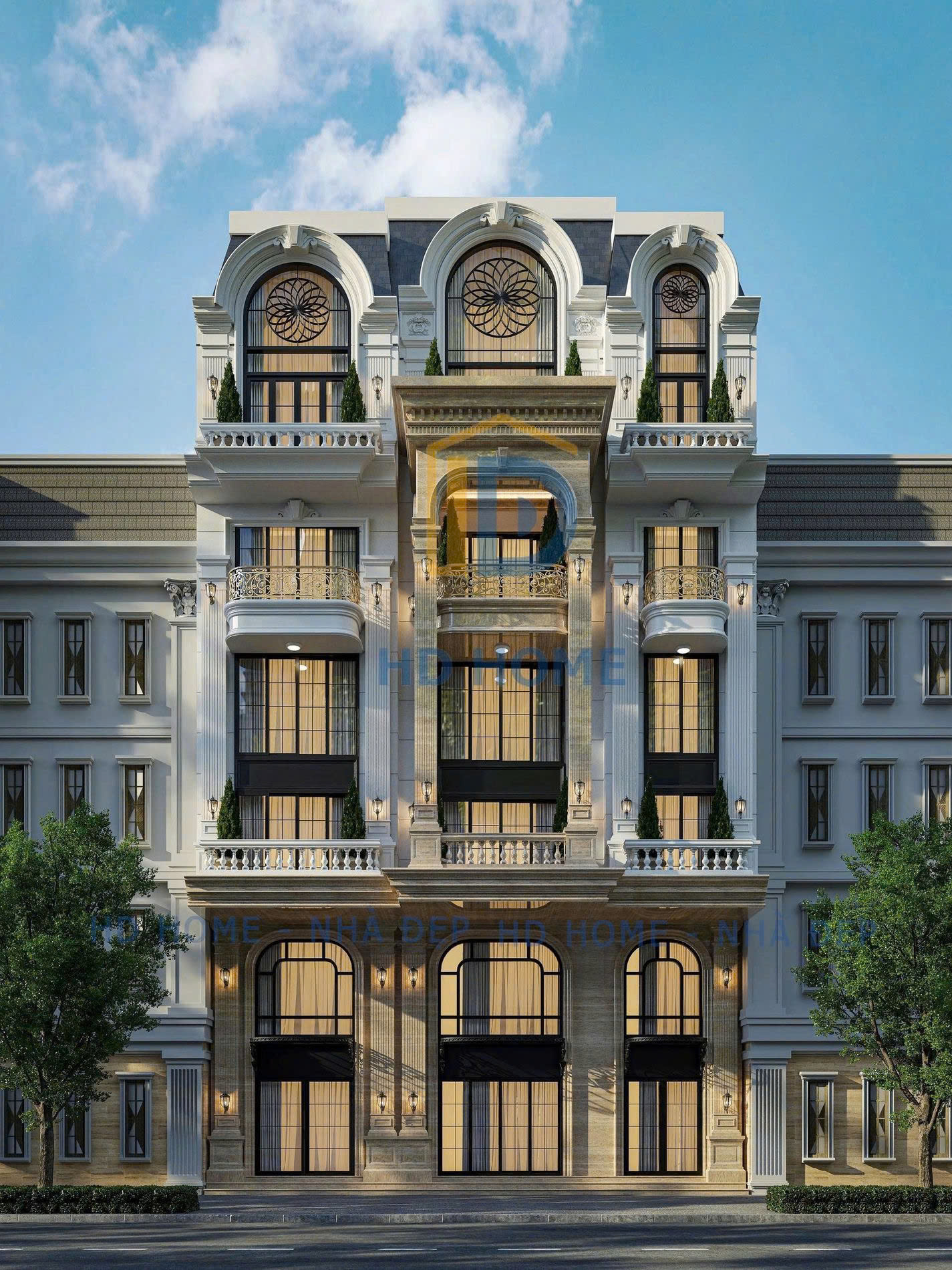 Nhà mặt phố view cầu Vĩnh Tuy  Thiết kế Duplex 8 tầng lầu  DT 76m - MT 8m  Giá hơn 3x tỷ tí ti