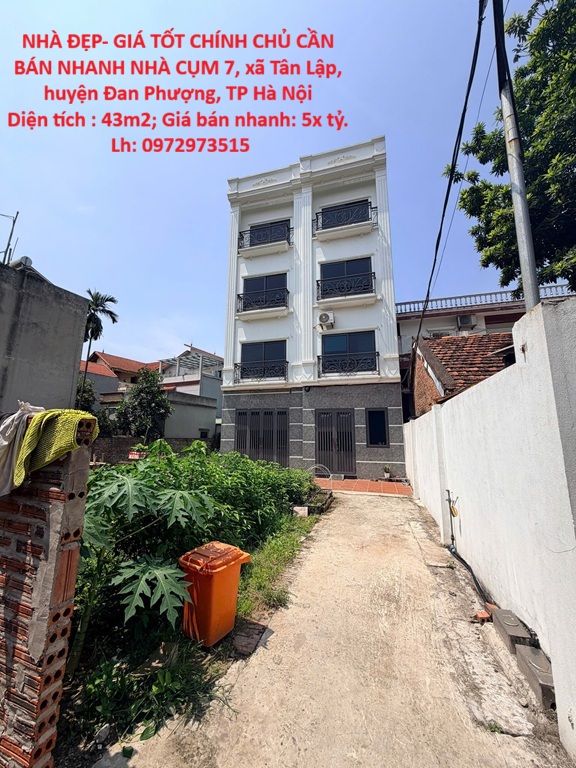 NHÀ ĐẸP- GIÁ TỐT CHÍNH CHỦ CẦN BÁN NHANH NHÀ CỤM 7, huyện Đan Phượng, TP Hà Nội