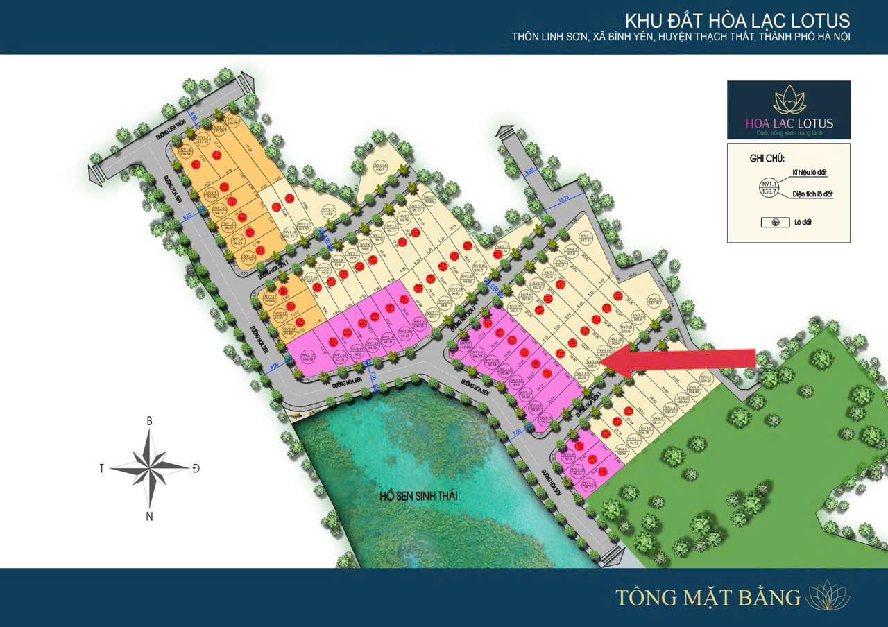 Chính chủ cần bán 102m² đất Linh Sơn – khu Hồ Sen, vị trí đẹp dễ đi lạ
