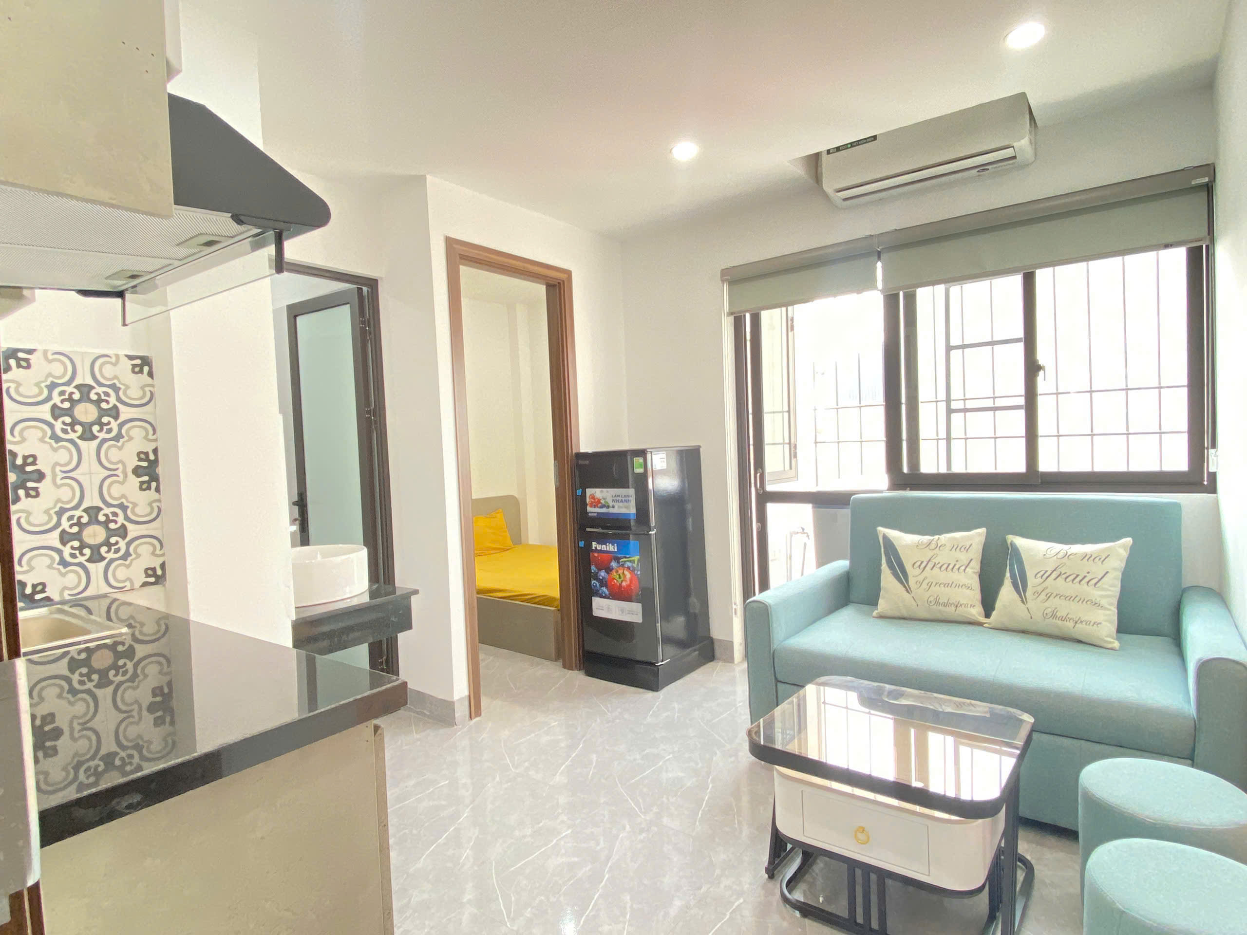 Cho thuê căn 1Pn 1Pk Full đủ đồ cực đẹp tại ngõ 296 Minh Khai, Hai Bà Trưng