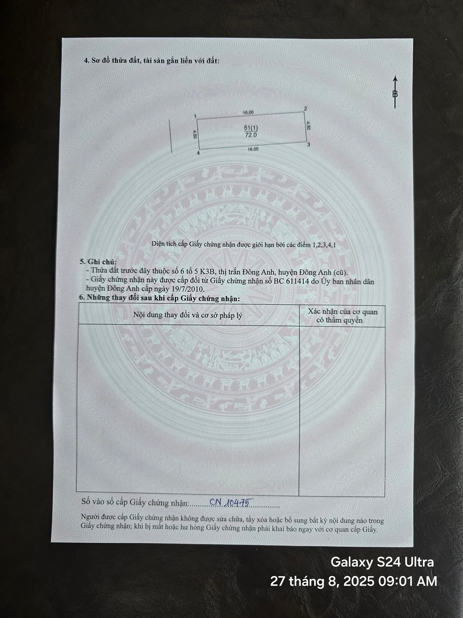????Chính chủ gửi bán 72m Tổ 19 TTĐA