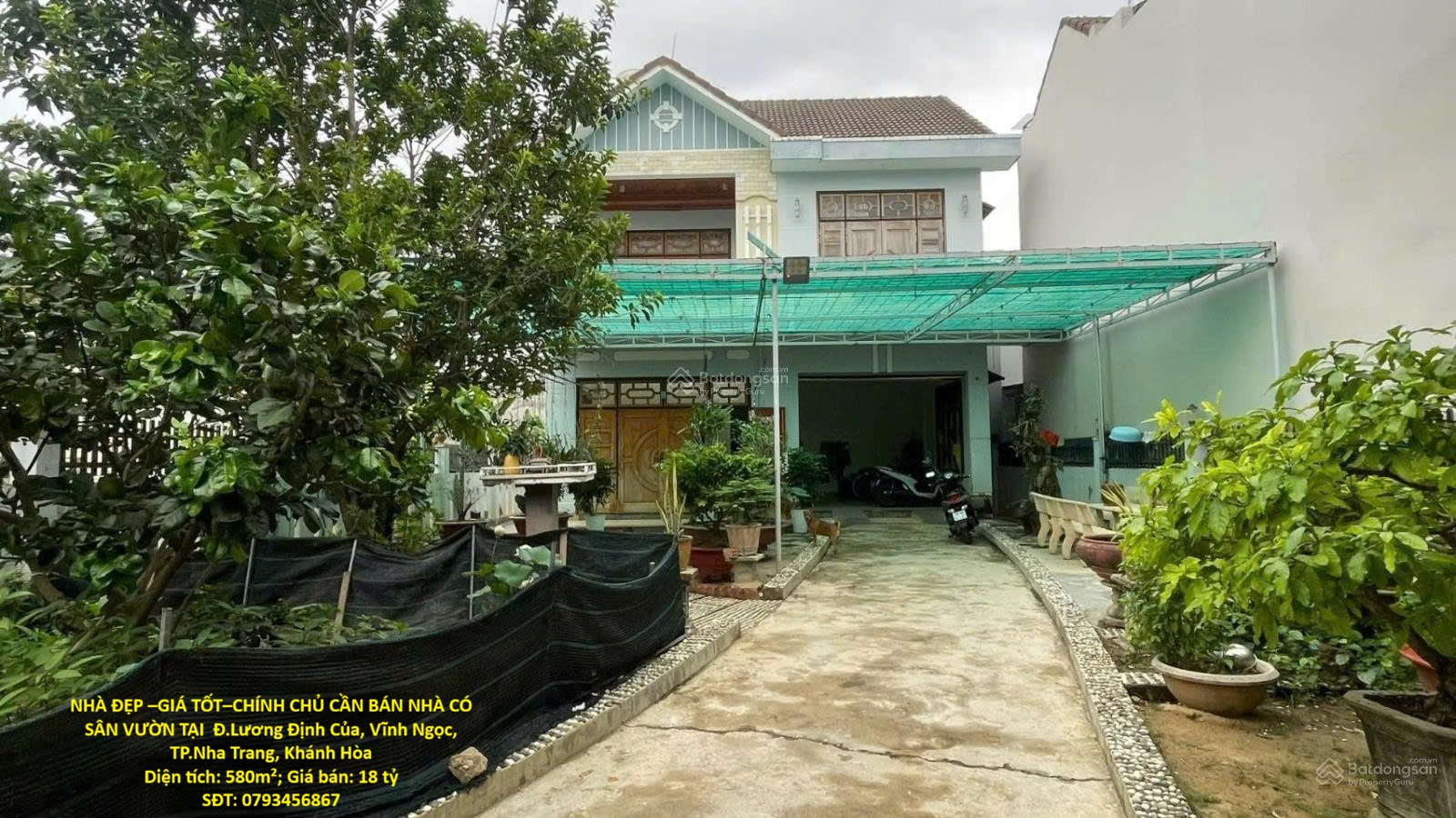 NHÀ ĐẸP –GIÁ TỐT–CHÍNH CHỦ CẦN BÁN NHÀ CÓ SÂN VƯỜN TẠI  Đ.Lương Định Của, Vĩnh Ngọc, TP.Nha Trang, Khánh Hòa