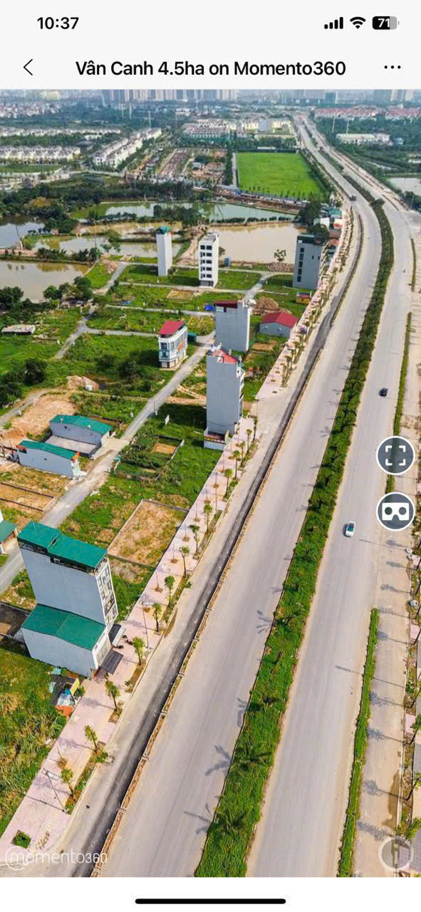 Siêu phẩm đất dịch vụ Vân Canh 4.5 ha – Vị trí vàng đường vành đai 3.5 giá chỉ 175 triệu/m²