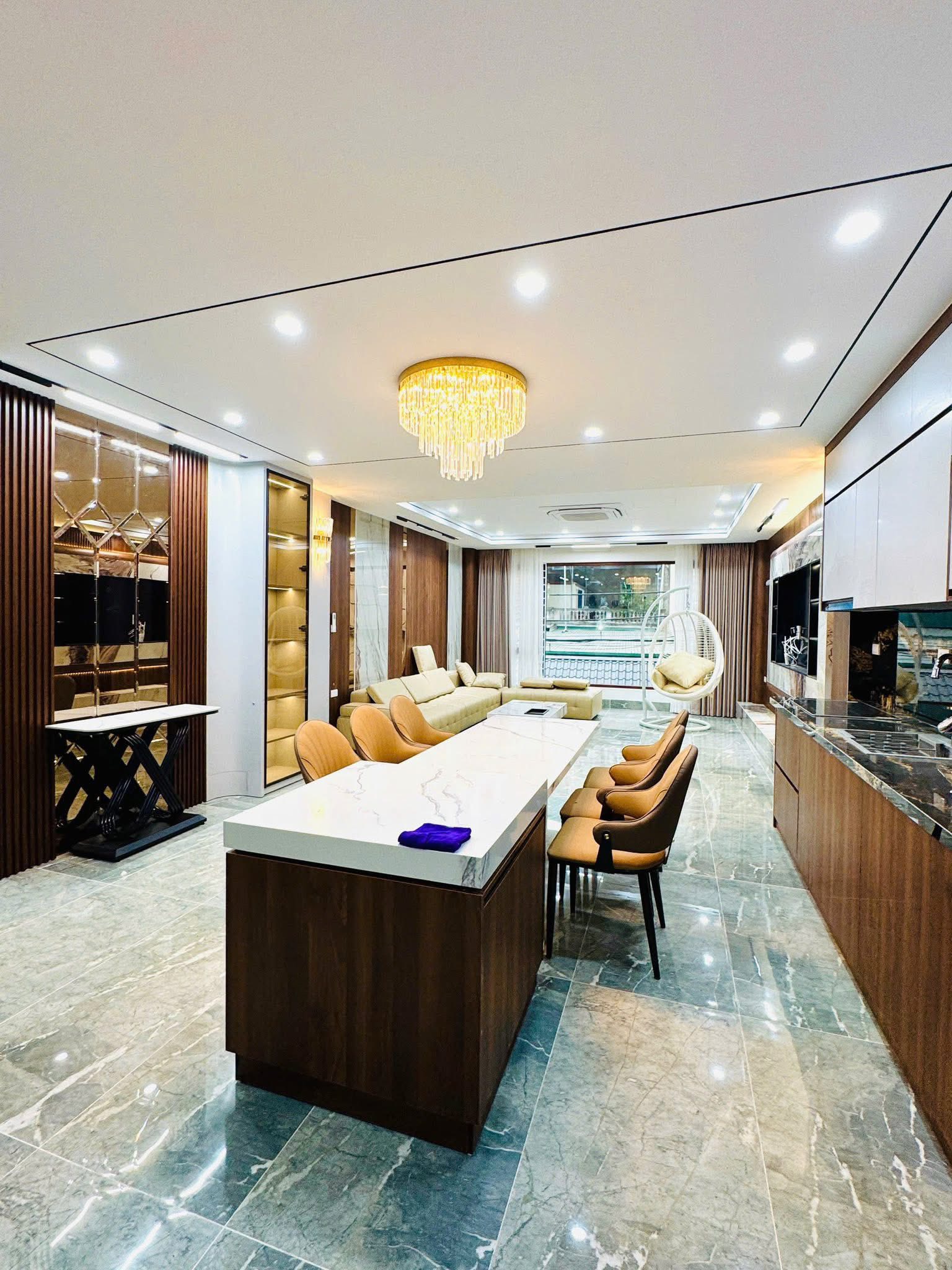 NHÀ ĐẸP THẠCH BÀN 80M2 7T, MẶT TIỀN 5M, LÔ GÓC GARA 2 Ô TÔ, KINH DOANH - 22 TỶ