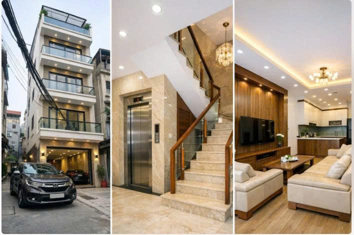 BÁN NHÀ HOÀNG QUỐC VIỆT 60M2 5 TẦNG– NGÕ Ô TÔ – THANG MÁY – GIÁ 18 Tỷ