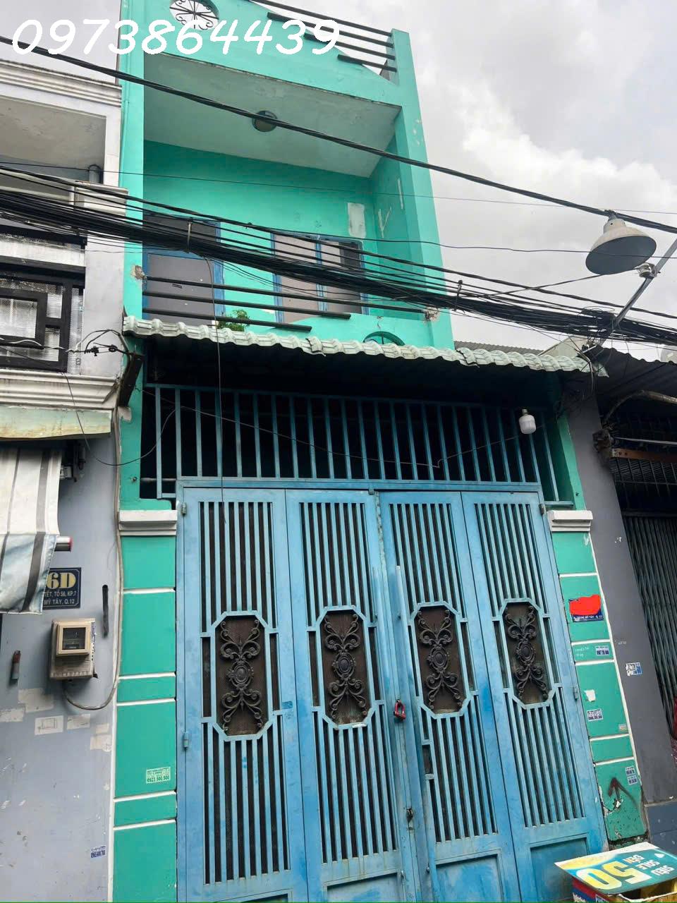 ????????CHỈ 3.7 tỷ -  NHÀ 2 MẶT TIỀN ĐƯỜNG - 2 TẦNG BTCT - 51 M2  - TRUNG MỸ TÂY - THÔNG NGUYỄN ẢNH THỦ - SONG HÀNH - QL22 - GẦN NGÃ TƯ AN SƯƠNG, TRUNG CHÁNH - Q12 - GIÁP TÂN BÌNH.