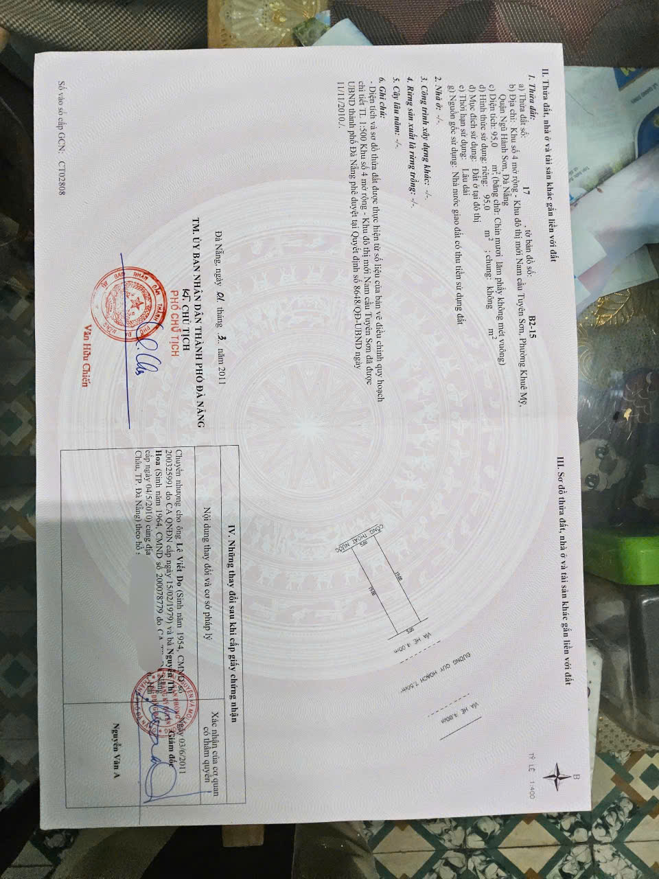 Bán lô đất MT đường NGUYỄN THẾ KỶ - khu Nam Việt Á sát sông DT 95m2 giá 8ty2 LH 0942992361