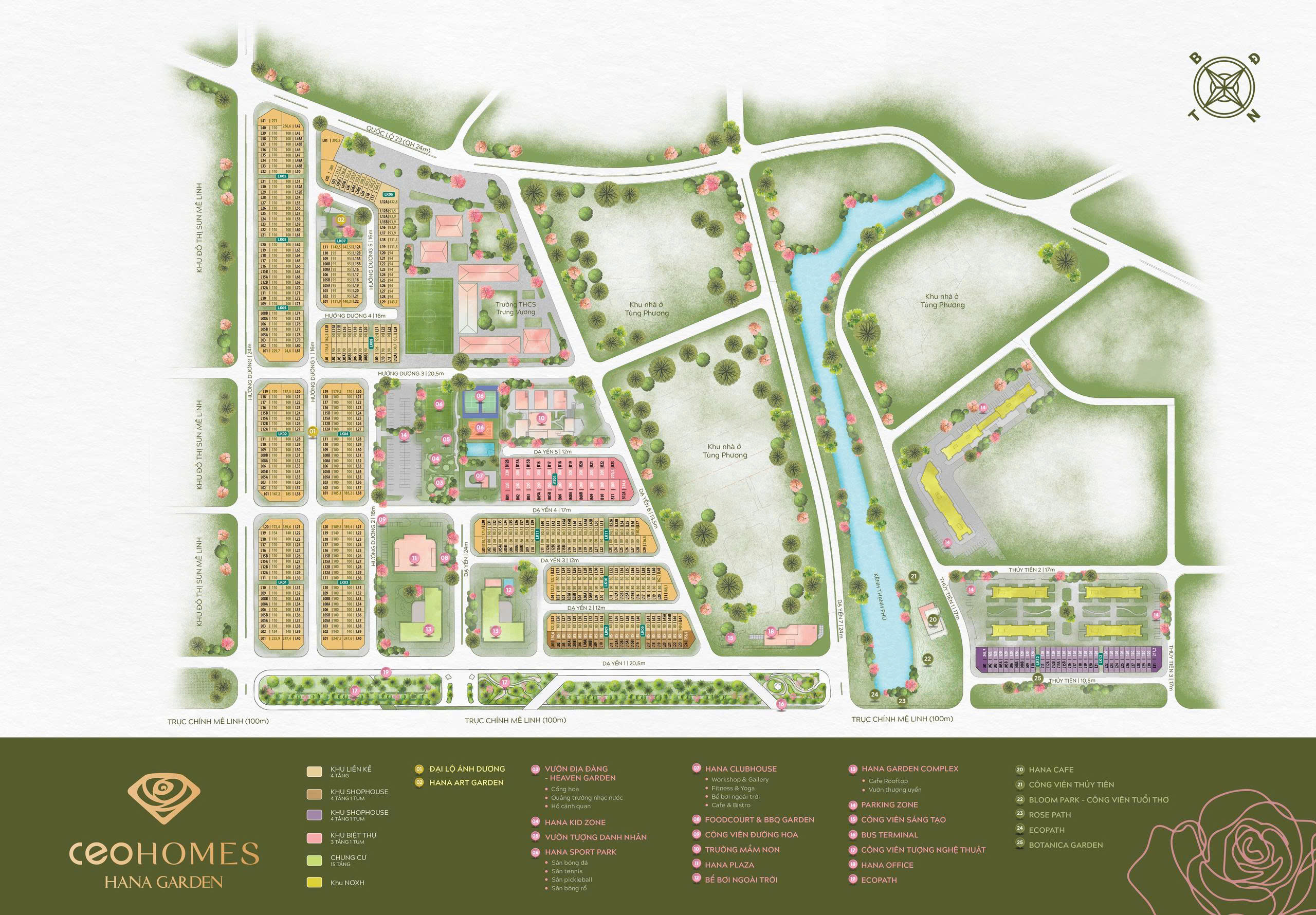 TÂM ĐIỂM PHÁT TRIỂN PHÍA BẮC HÀ NỘI CÙNG CEOHOMES HANA GARDEN