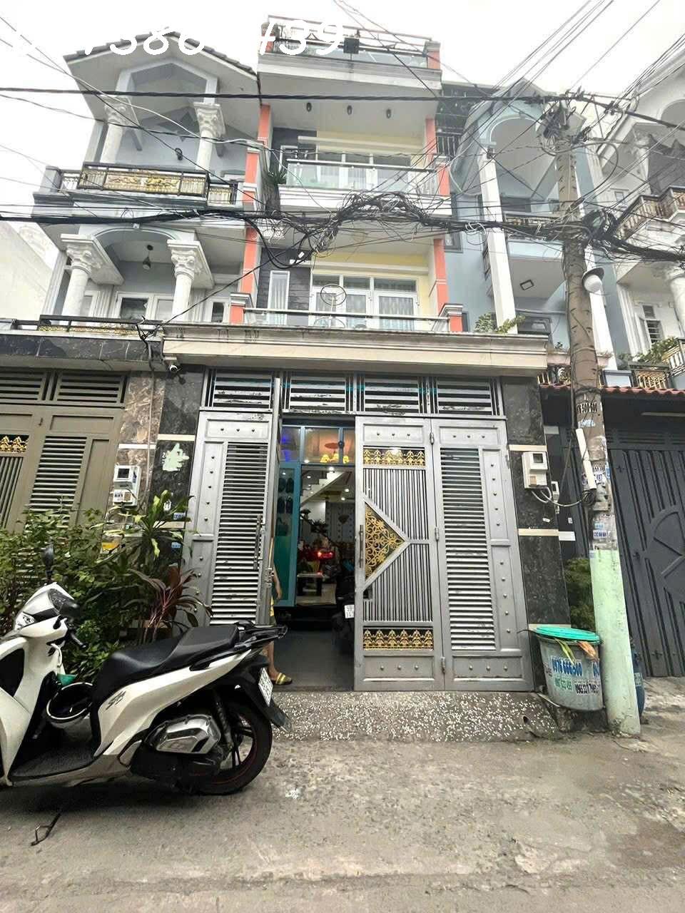 ???? NHÀ ĐẸP 4 TẦNG –62M2 - 4PN -  HXH – GẦN CHỢ HIỆP THÀNH – Q12- Tp.HCM 
???? Giá: 5,75 tỷ