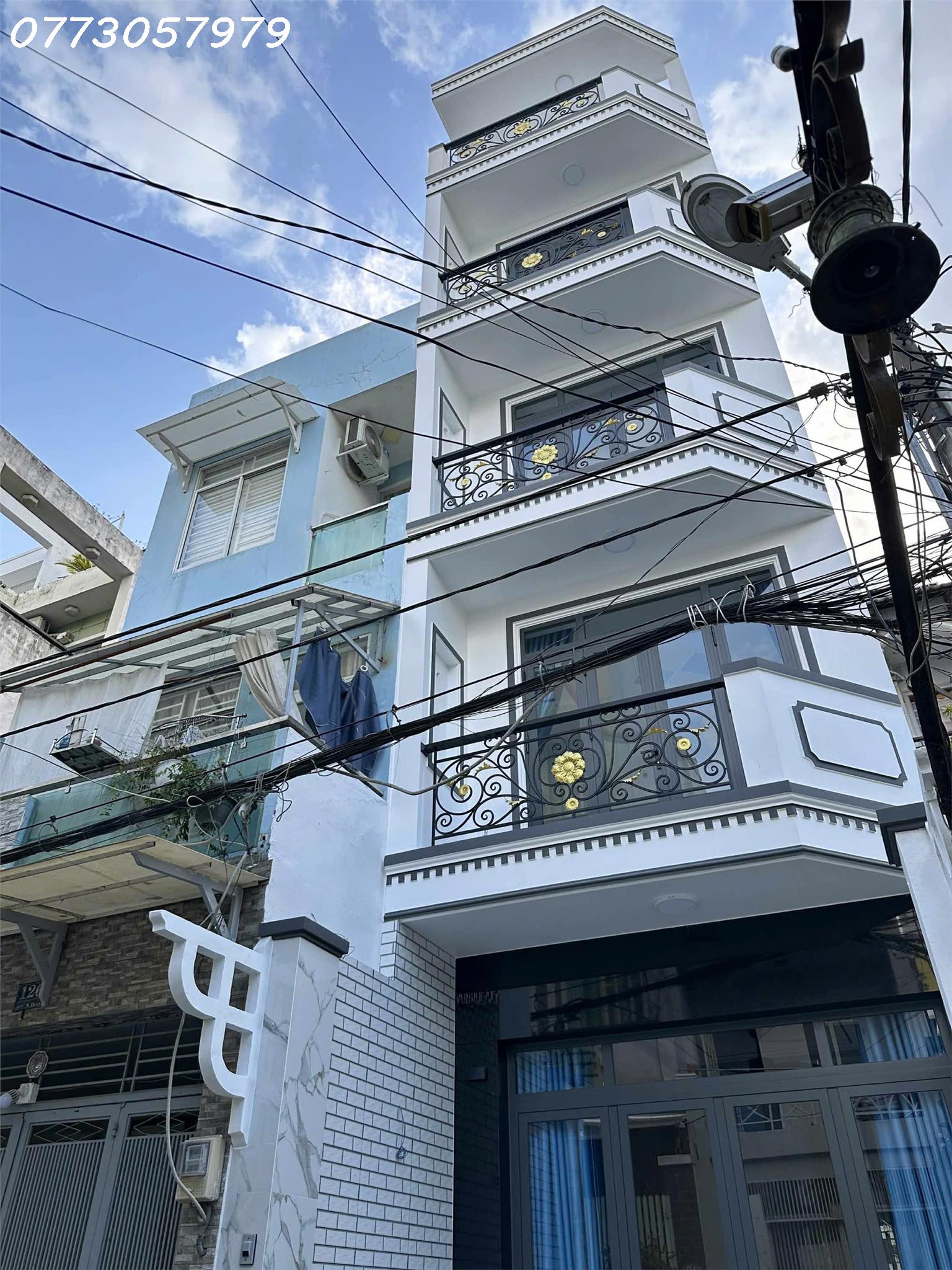 MẶT TIỀN ĐƯỜNG DIÊN HỒNG – P1, BÌNH THẠNH – 5 TẦNG, THANG MÁY GIÁ 13 TỶ