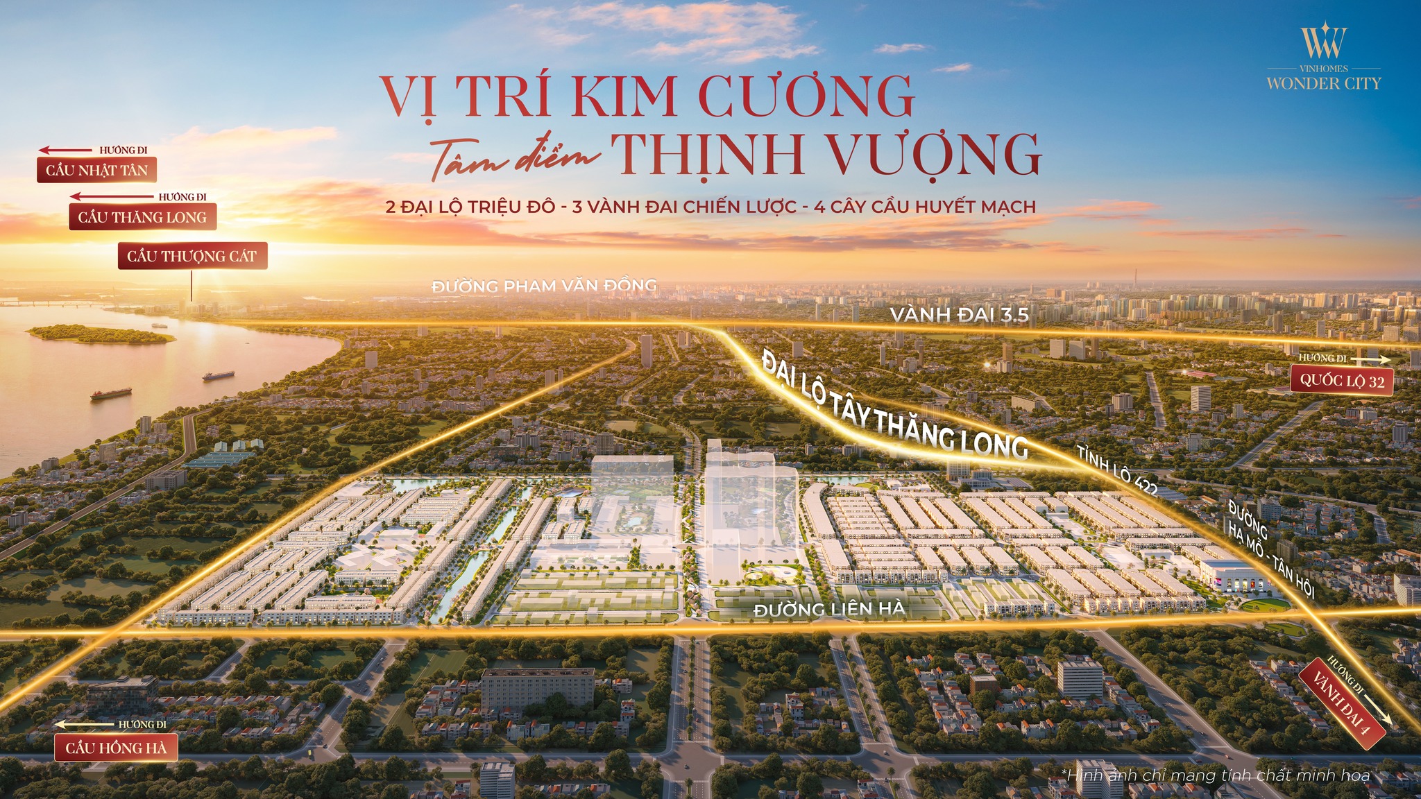 Vinhomes  Đan Phượng. Giá Tốt Từ CĐT, Cơ hội X 2 tài sản khi Đại lộ Tây Thăng Long thông (10/9)