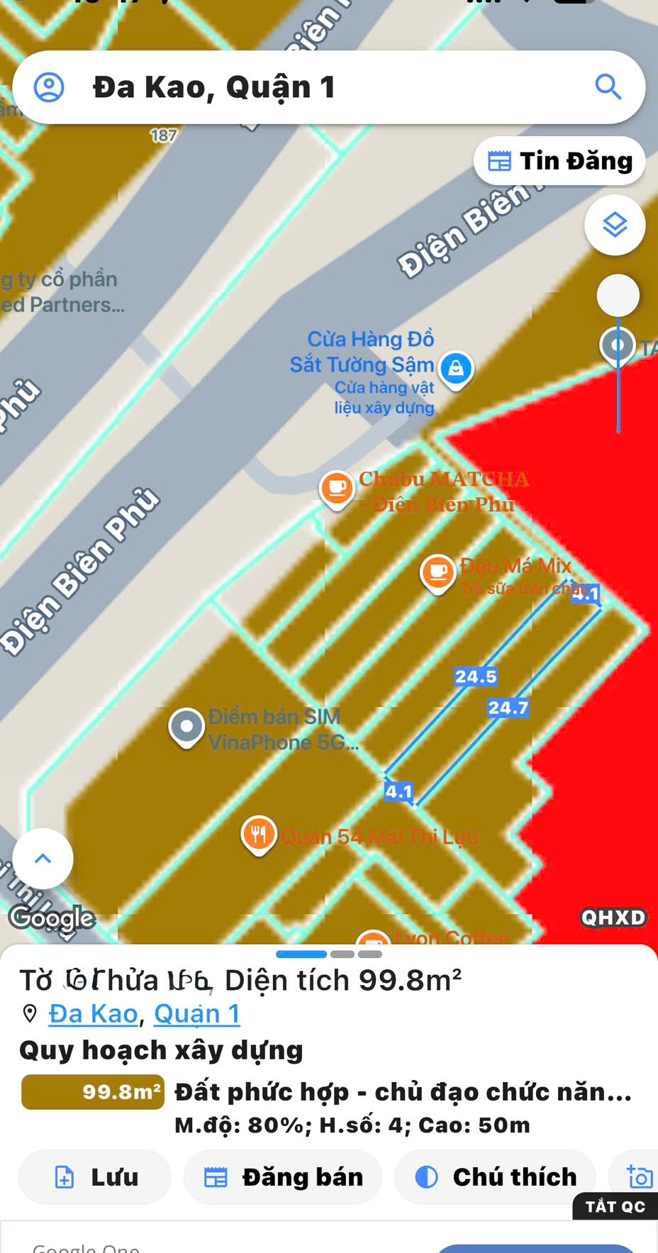 CHÍNH CHỦ BÁN NHÀ C4 Đ.ĐIỆN BIÊN PHỦ, QUẬN 1 - 100M2 NGANG 4M*25M VUÔNG A4 - NGAY GÓC NGUYỄN BỈNH KHIÊM - HIẾM NHÀ BÁN
