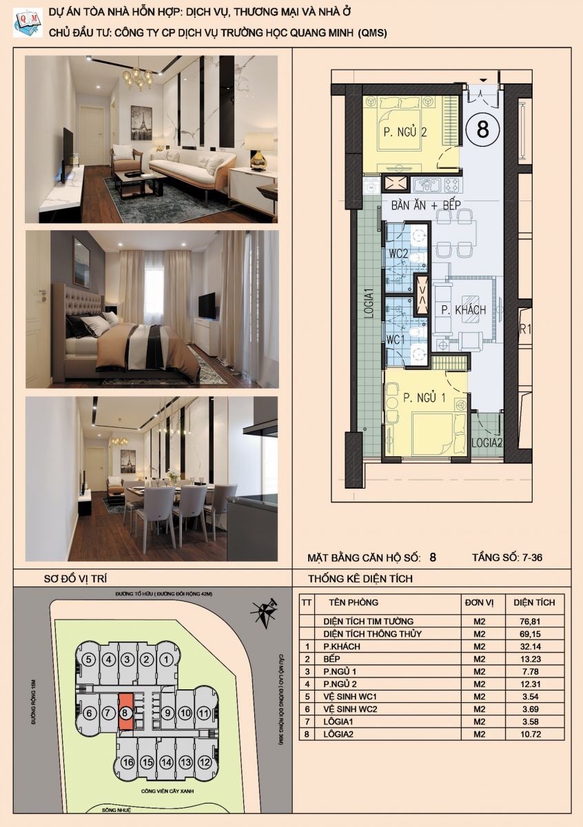 QMS Top Tower - Nhà hợp phong thủy – Đời vượng an khang