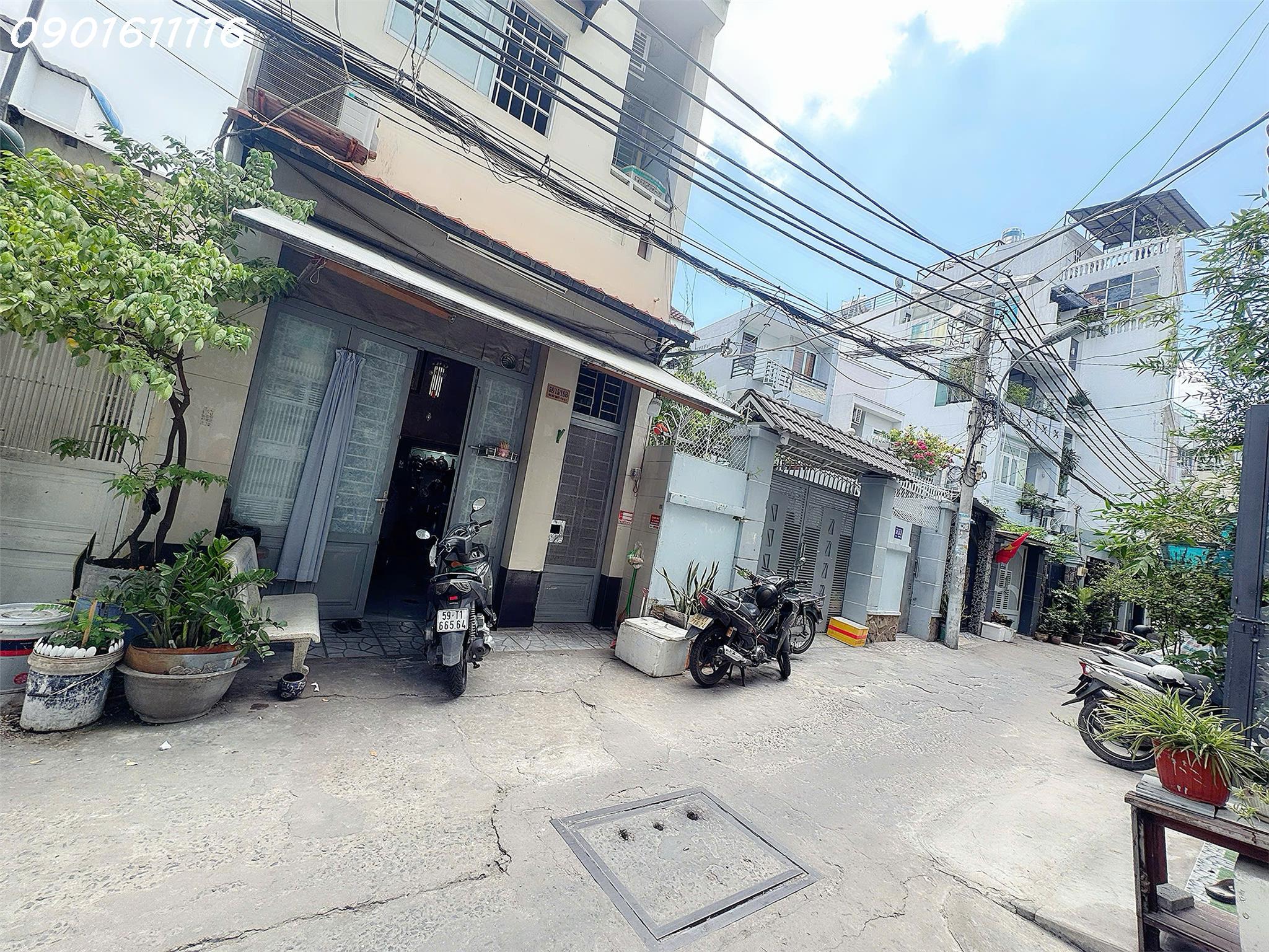 DUY NHẤT NHÀ BÁN NGANG LỚN 12M*30M MẶT TIỀN HẺM XE HƠI ĐƯỜNG TÔN THẤT THUYẾT, QUẬN 4 - * Liên hệ GIANG GIANG: 093.86.76.685