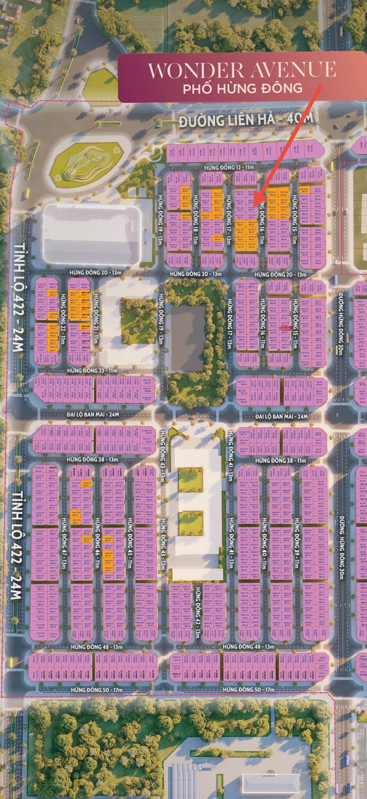 Bán Liền Kề Hừng Đông 16 - Vinhomes Đan Phượng - 96M - Đông Bắc, Gần Vincom Giá chỉ 17,6 tỷ.