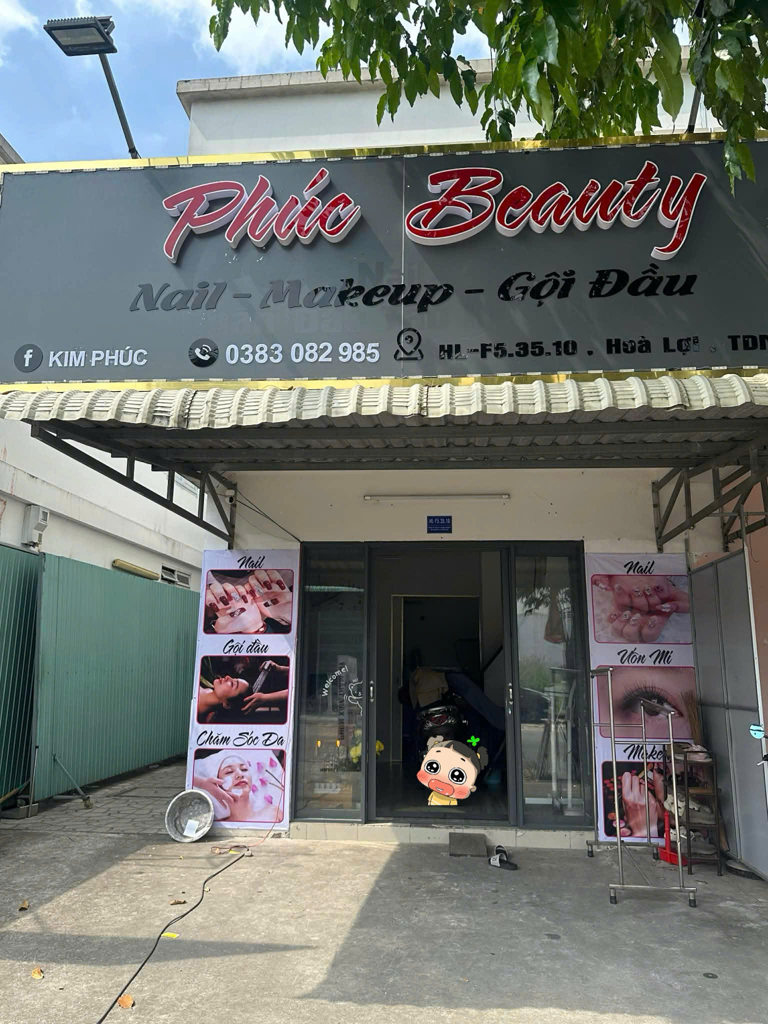 SANG NHƯỢNG TIỆM NAIL , MAKEUP , GỘI ĐẦU KHU CHUNG CƯ HÒA LỢI GIÁ RẺ