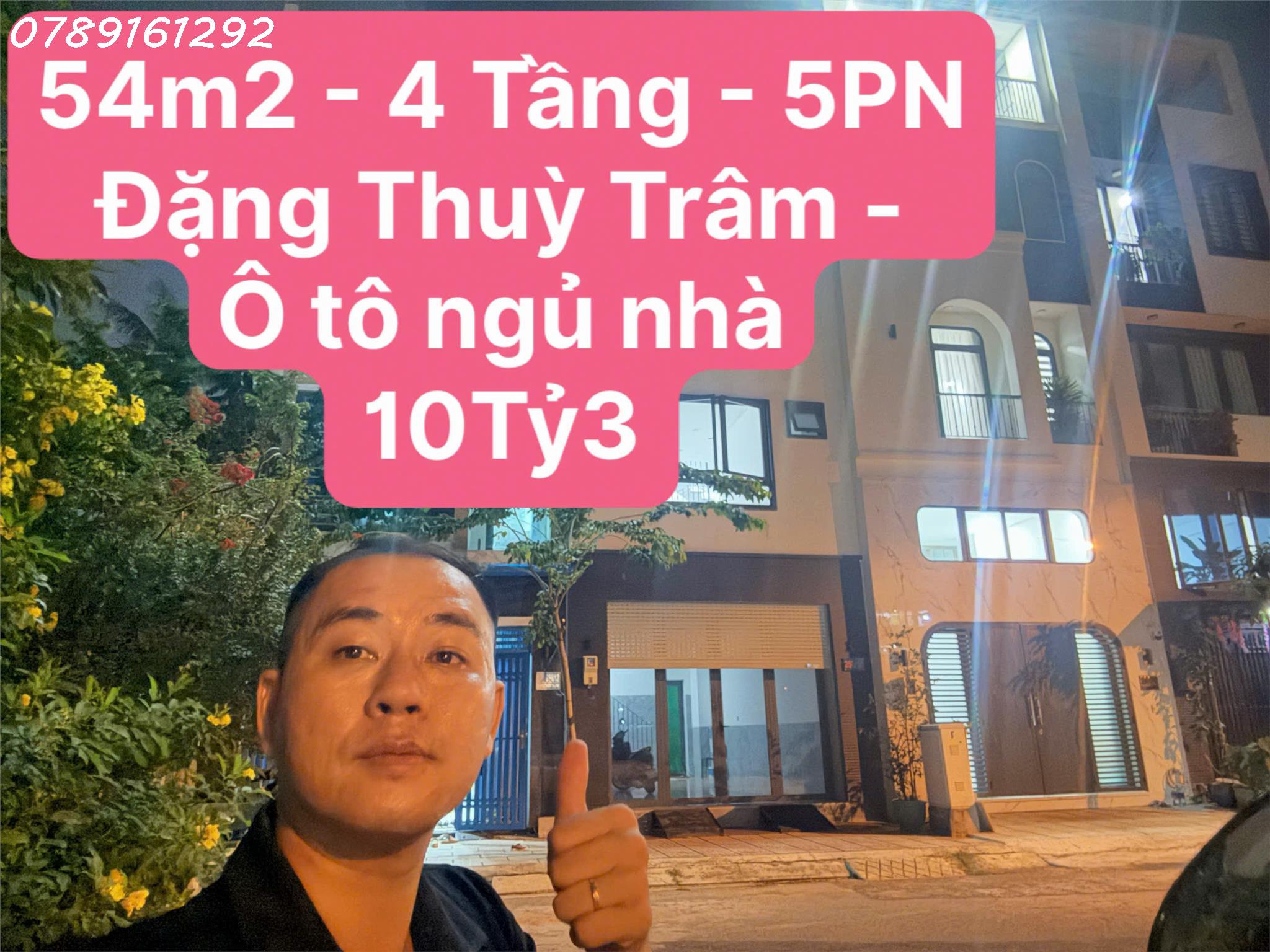 ĐẶNG THUỲ TRÂM - BÌNH LỢI - P13 - 54M2 - 4 TẦNG - 5PN - 10TỶ3