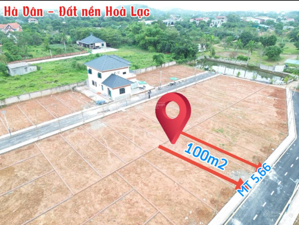 S. phẩm đất view hồ mặt tiền 6m 100m thổ cư tại Đồng Trạng, Cổ Đông, Sơn Tây. Gần Khu đô thị Hòa