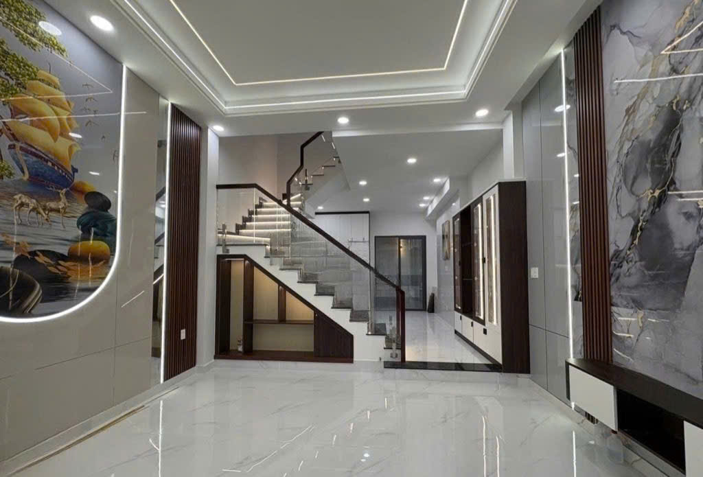 Hẻm 2/ - Đường 7M - 6 Tỷ Nhỉnh - Bình Tân - Nhà Mới - Sát Chợ,Trường Học - 54M2 - 4 TẦNG - 4PN