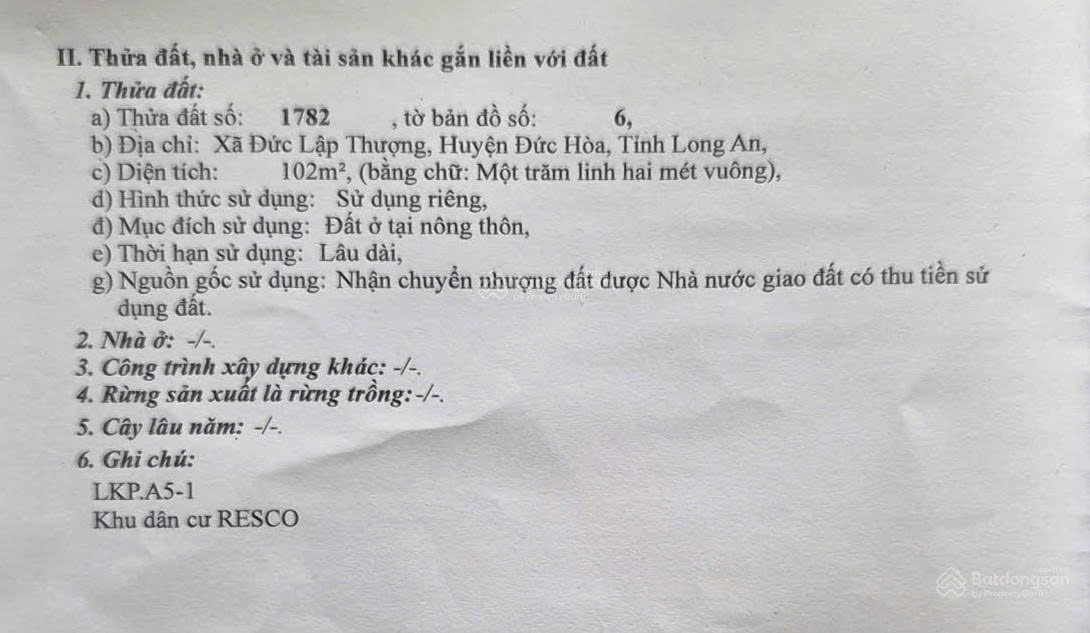 Daresco - Đất nền lô góc sổ hồng chính chủ