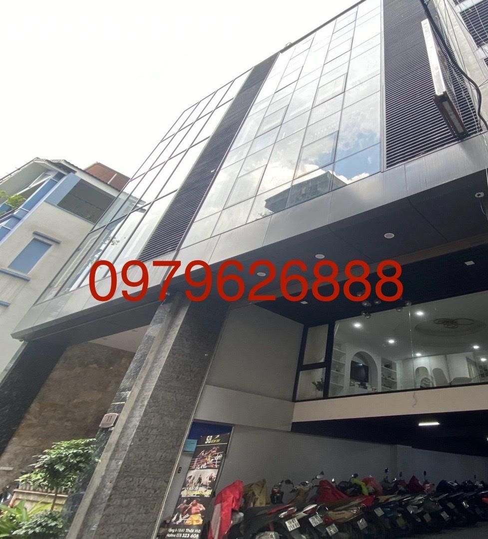 TÒA NHÀ VĂN PHÒNG PHỐ THÁI HÀ - CỰC HIẾM - DÒNG TIỀN ĐỈNH CAO! - 118X6T thang máy NK - Gi.á: 46 tỷ