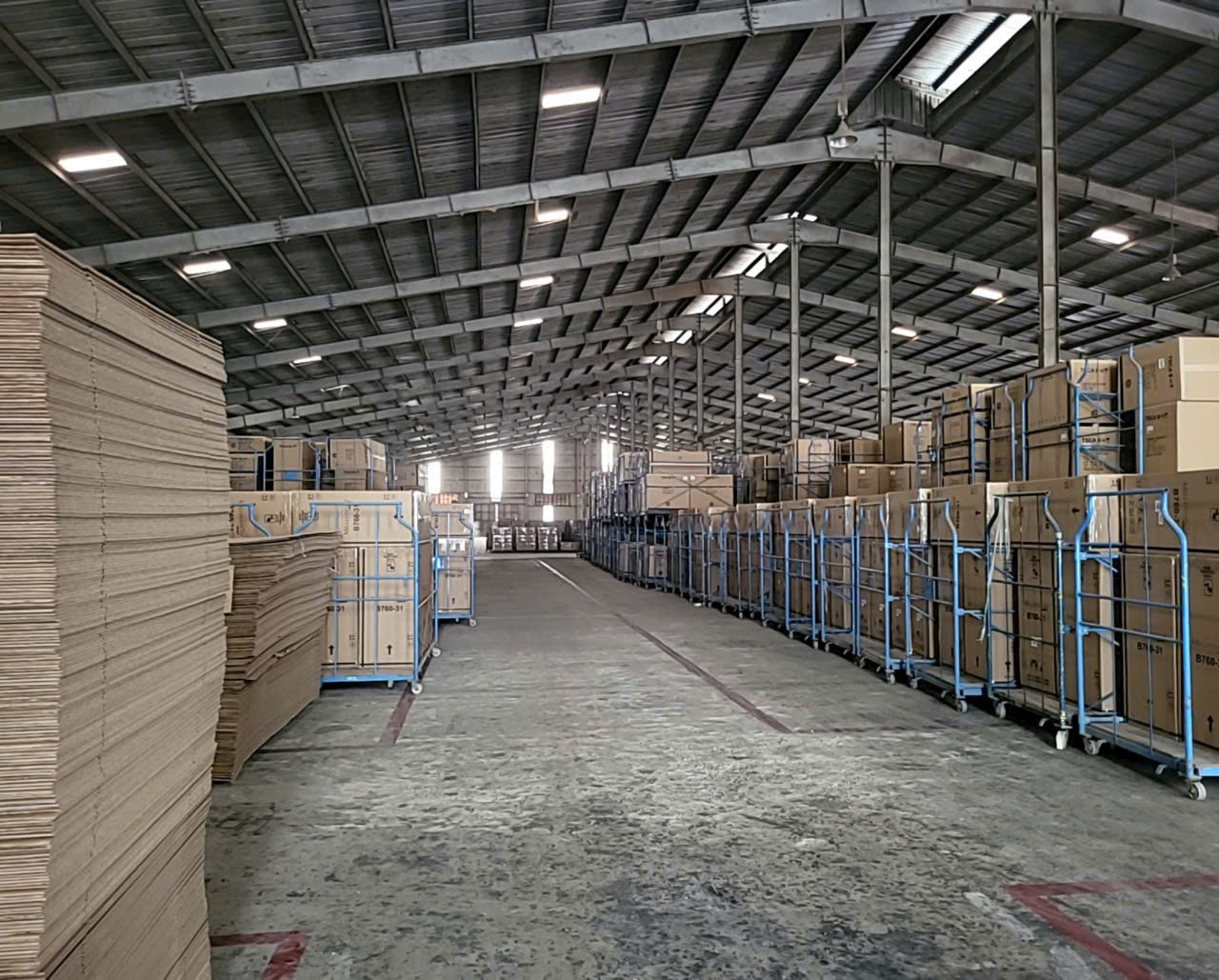 cho thuê kho 1.600m² – 3.000m² – 6.000m² tại tân uyên bình dương, có dock container