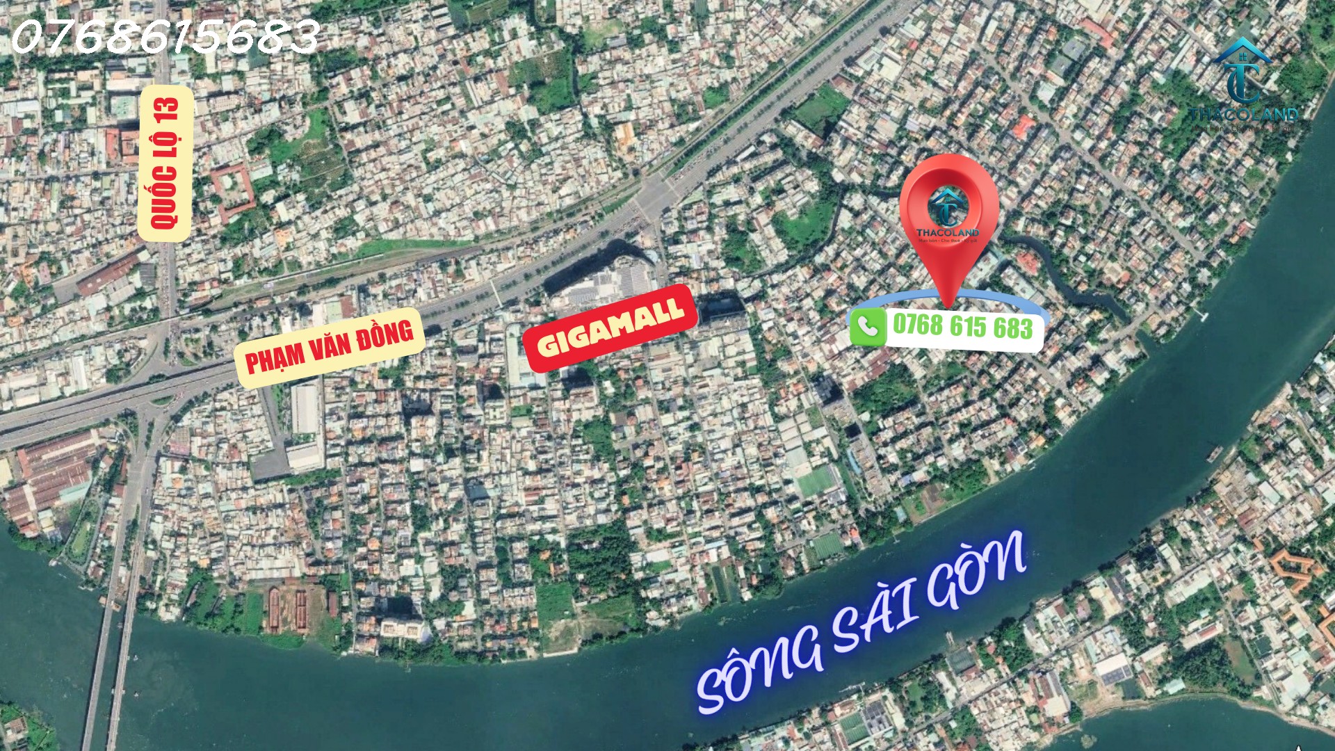 Bán biệt thự ven sông kề Gigamall Phạm Văn Đồng, Thủ Đức: 129m2, 3 tầng, 6PN, 16.5 tỷ - Sổ hồng, giá tốt, ở ngay!