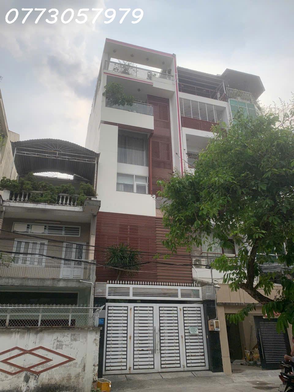 TÒA NHÀ CHDV 2 MẶT TIỀN HẺM XE HƠI TÔ HIẾN THÀNH, QUẬN 10. 6X20M, 6 TẦNG GIÁ 32T. HĐ THUÊ 100TR