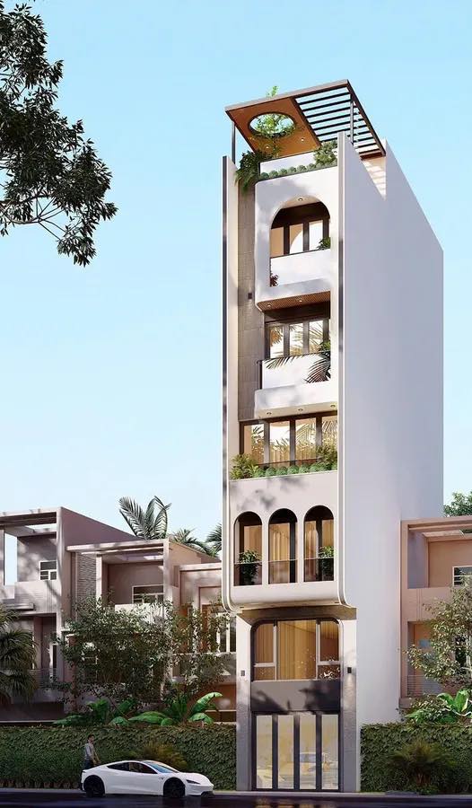 Bán Nhà Phố Trạm 62m2,8T, Full Nội Thất Hàng Xóm TTTM Aeon Long Biên, Gara  20.X Tỷ