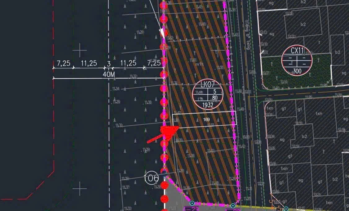 Bán đất đấu giá X9 Cán Khê- Nguyên Khê Đông Anh : mặt đường quy hoạch 40m