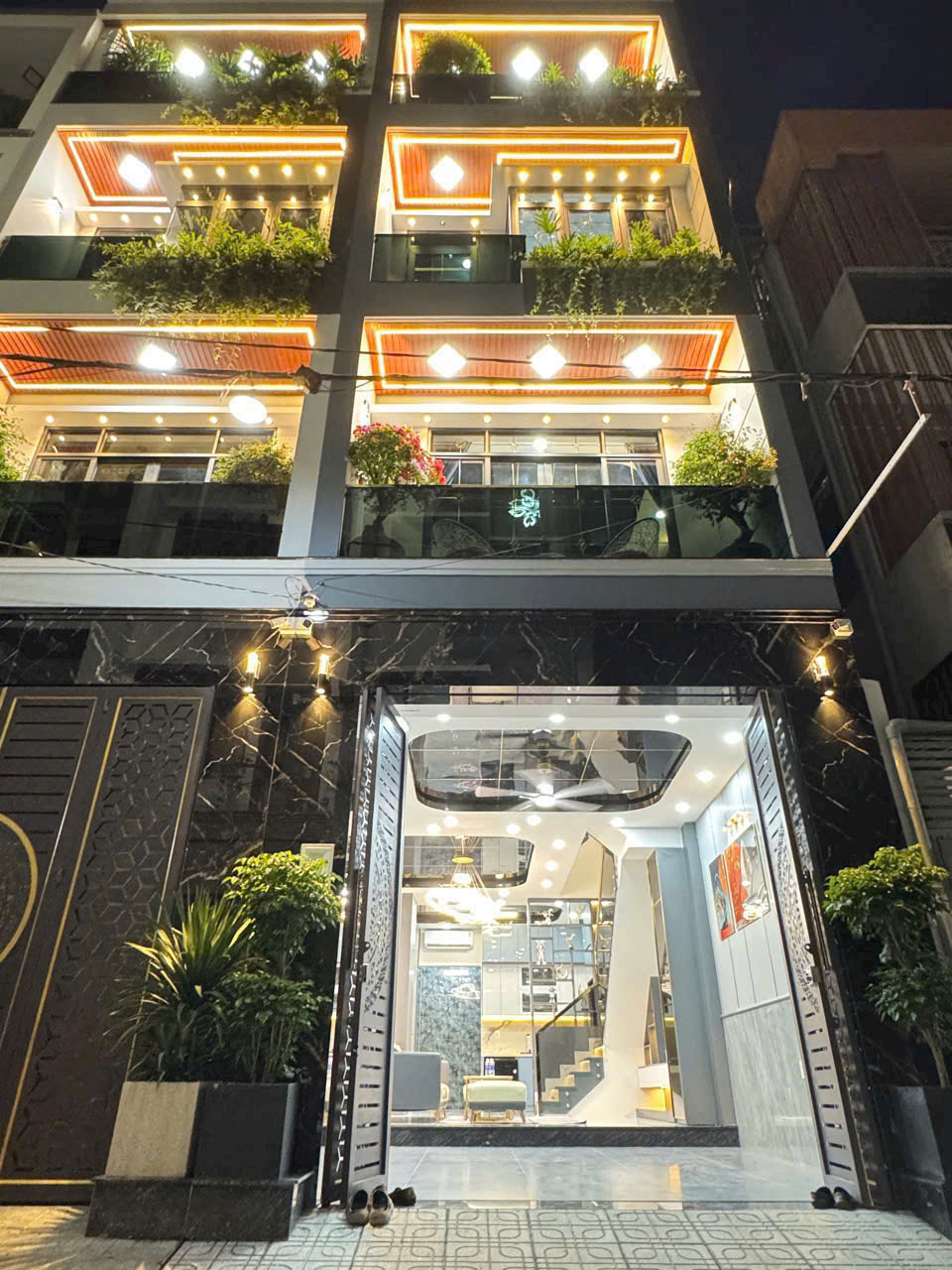 Bán Nhà Hẻm oto mới xây 100% Đào Tông Nguyên, Nhà Bè: 4x13m, 4 Tầng