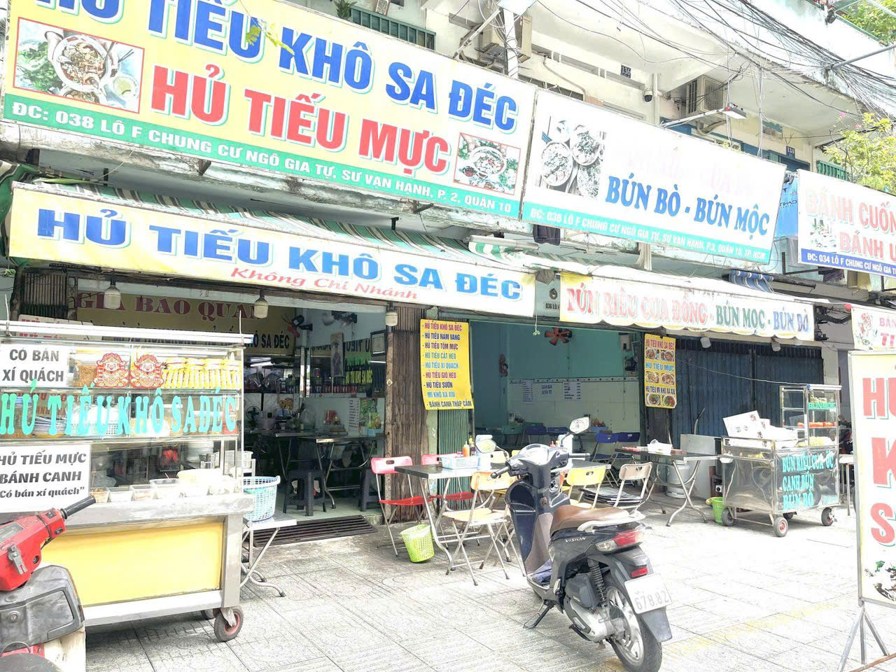 Quận 10 ! SANG  NHANH 2 QUÁN ĂN QUÁN ĐÔI ĐẸP LẮM Tầng Trệt CC Ngô Gia Tự , MT Sư Vạn Hạnh Phố Ẩm Thực, Tel : 0909610266 ( Chính chủ )