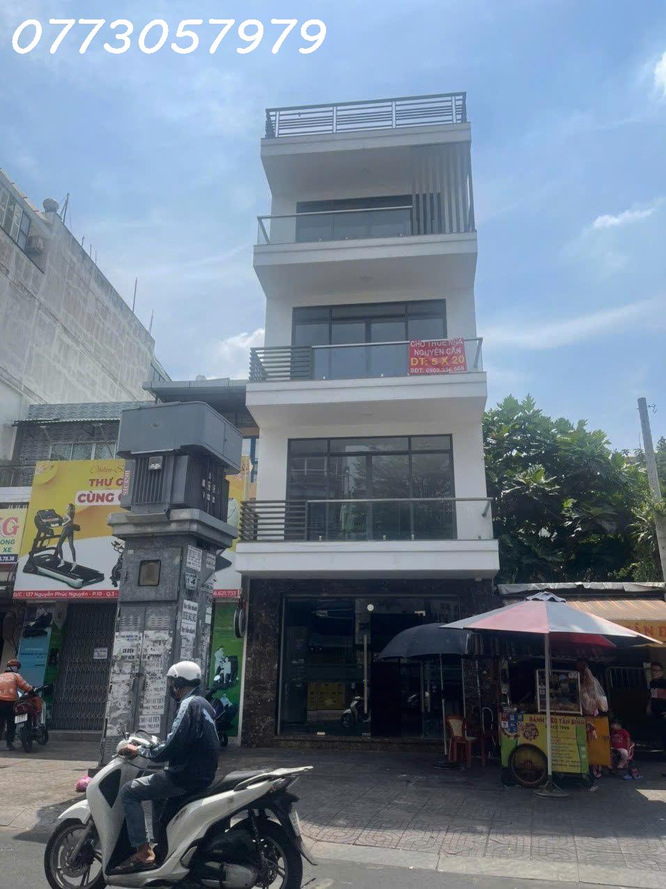 MẶT TIỀN NGUYỄN PHÚC NGUYÊN Q3 -5X20M-HĐT 95TR/THÁNG, BÁN 43 TỶ