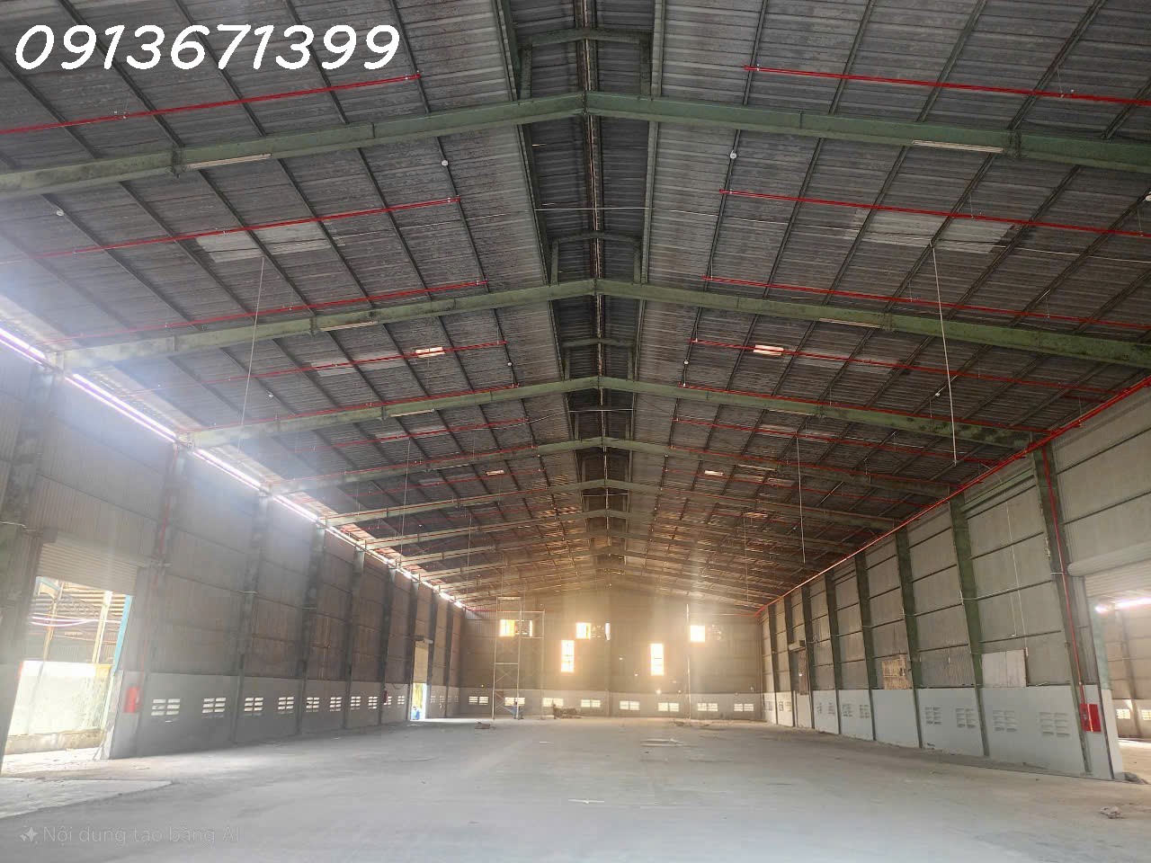 Cho Thuê 6.700m² Nhà Xưởng Gần KCN VSIP 2 – TP Mới Bình Dương  PCCC Tự Động – Điện 650 KVA