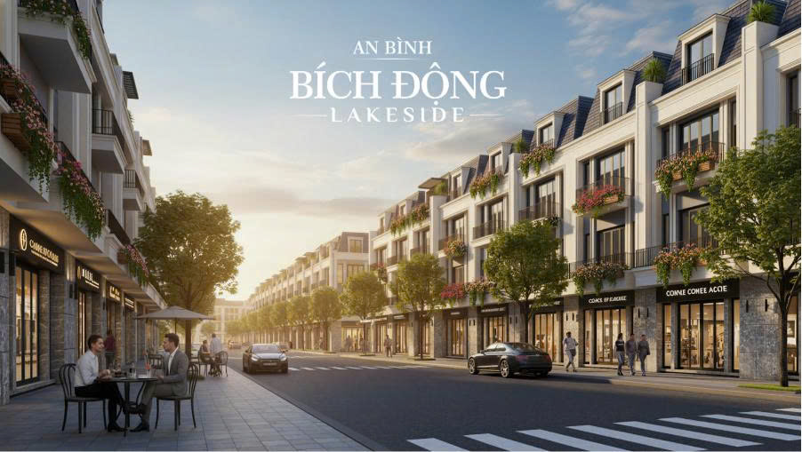 Bán lô liền kề Bích Động Lakeside – đường 22m – mặt tiền 6m – từ 68 triệu/m²