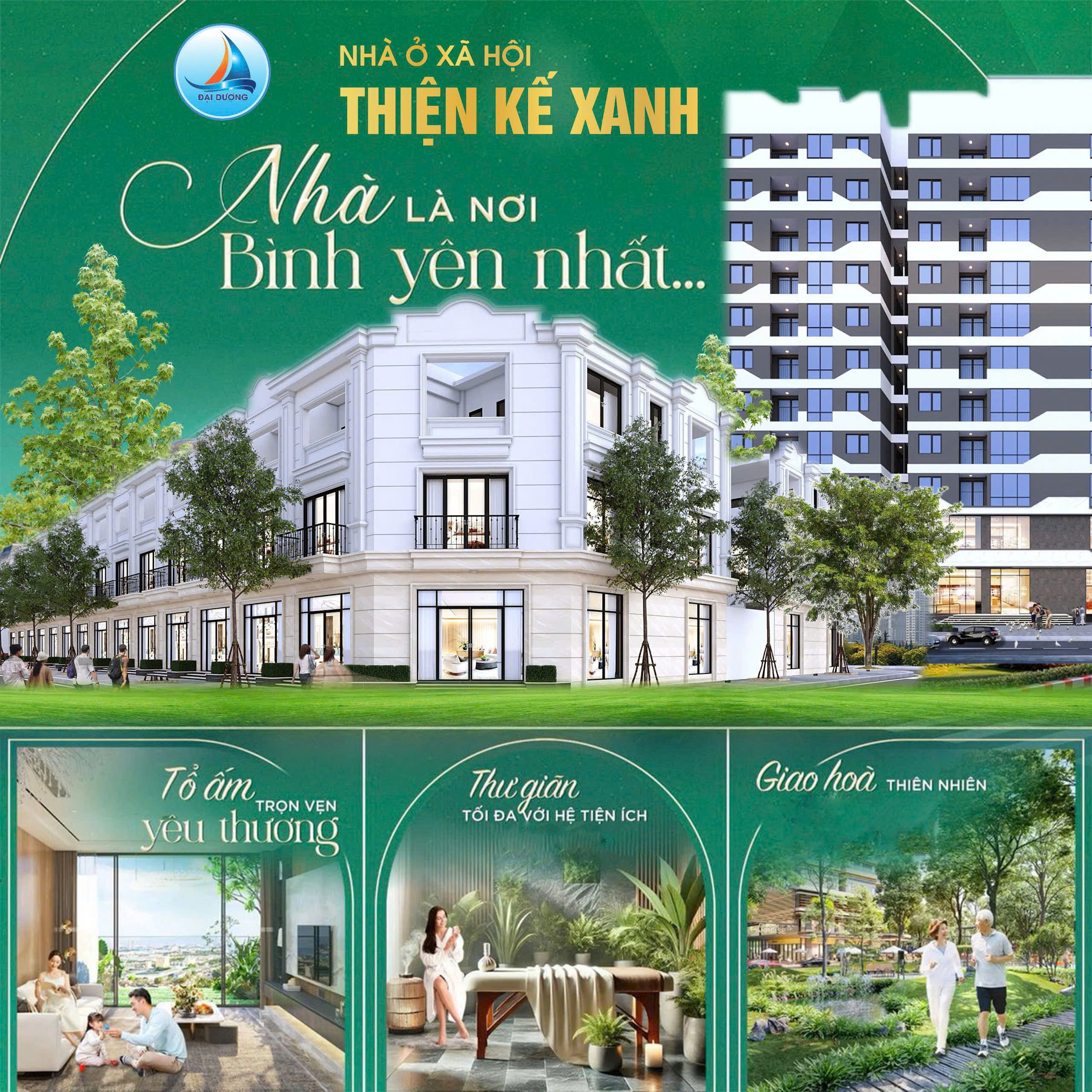 THIỆN KẾ XANH - CHI PHÍ HỢP LÝ – AN CƯ LÂU DÀI