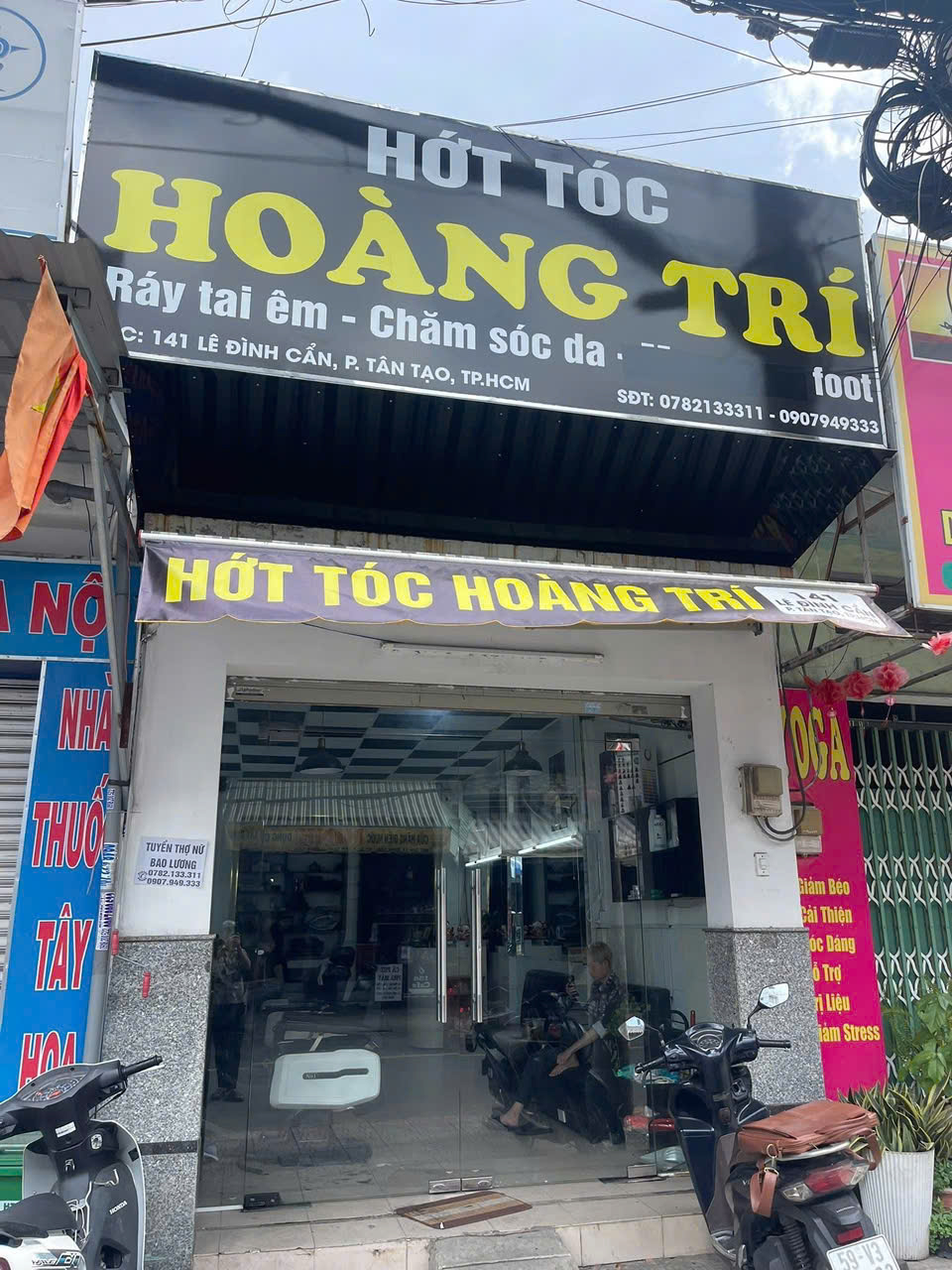 Bình Tân ! SANG SALON TÓC NAM MỚI ĐẸP , MẶT TIỀN ĐƯỜNG GẦN KHU CHỢ SẦM UẤT,  Tel : 0907949333 ( chính chủ )