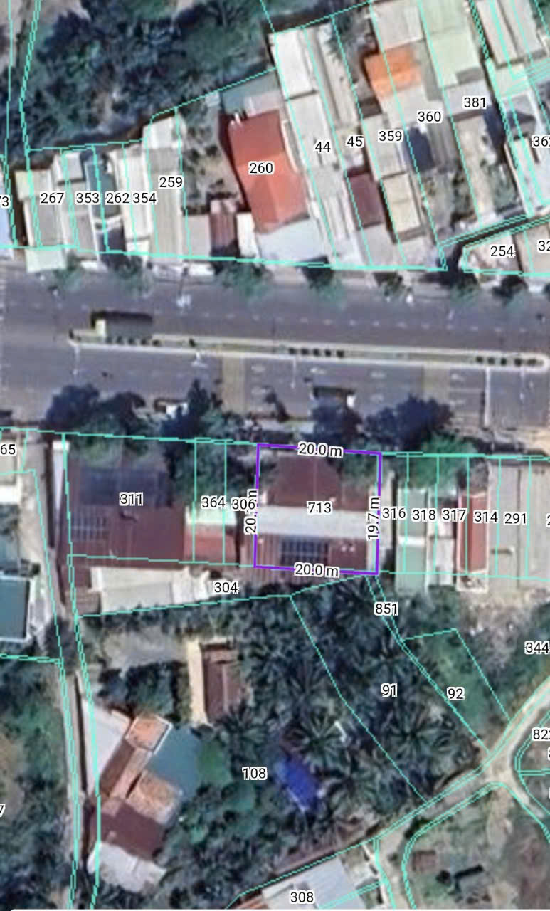 Hàng hiếm mặt tiền 23/10 - Tây Nha Trang
Gần đường D30.Diện tích gần 400m2 Giá : 55tr00/m2 giá tổng 22 tỷ lh e Trang để đi xem đất