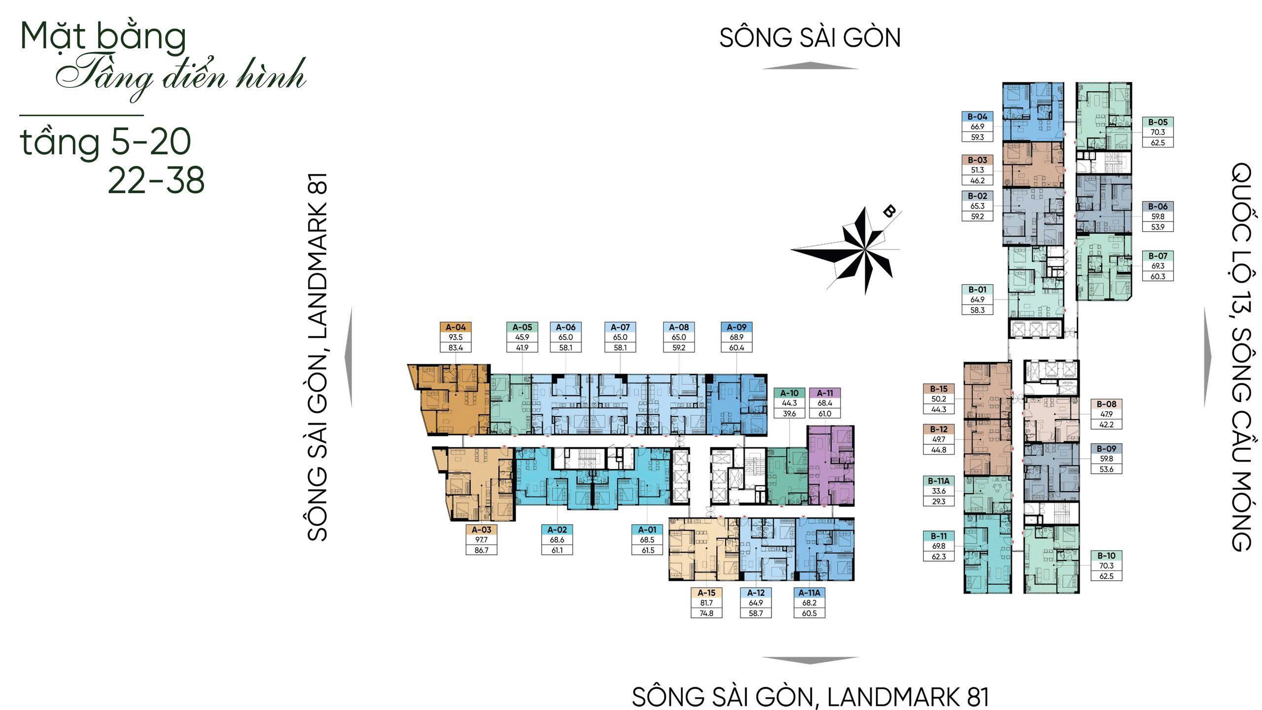 BÁN CĂN 2PN A&T SAIGON RIVERSIDE – CĂN SỐ 9 TẦNG TRUNG  59,8M²

???? Căn hộ 2 phòng ngủ – diện tích 59,8m²
???? Căn số 9 – tầng trung
???? Giá bán: 3,4 TỶ