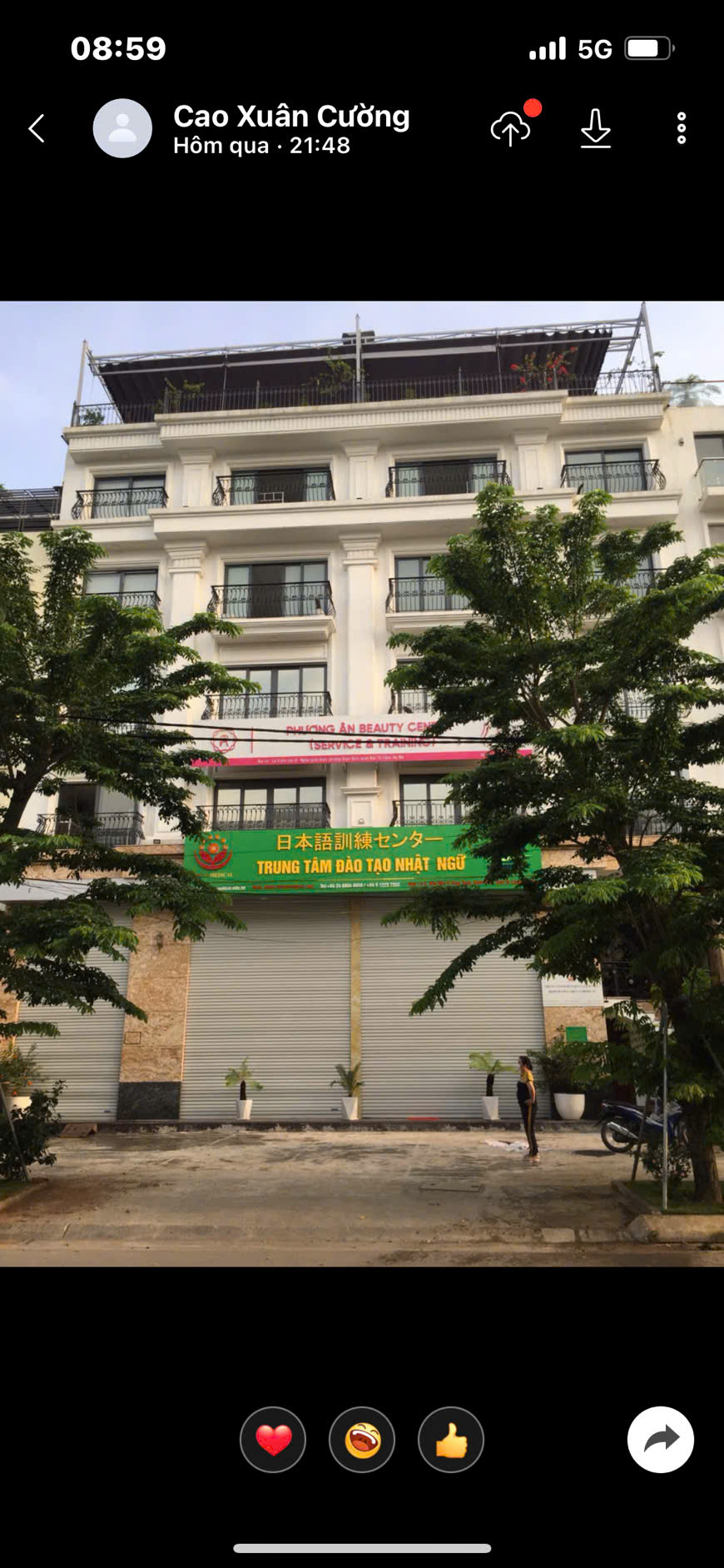 CHO THUÊ TÒA NHÀ 7 TẦNG – NGOẠI GIAO ĐOÀN (ĐỐI DIỆN ĐẠI SỨ QUÁN HÀN QUỐC)