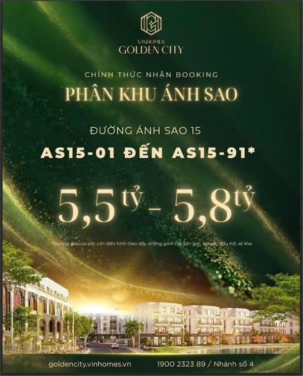 Bán Liền Kề Phân Khu Ánh Sao – Vinhomes Dương Kinh, Hải Phòng
. Diện tích 63m2, Giá chỉ từ 5,5 tỷ